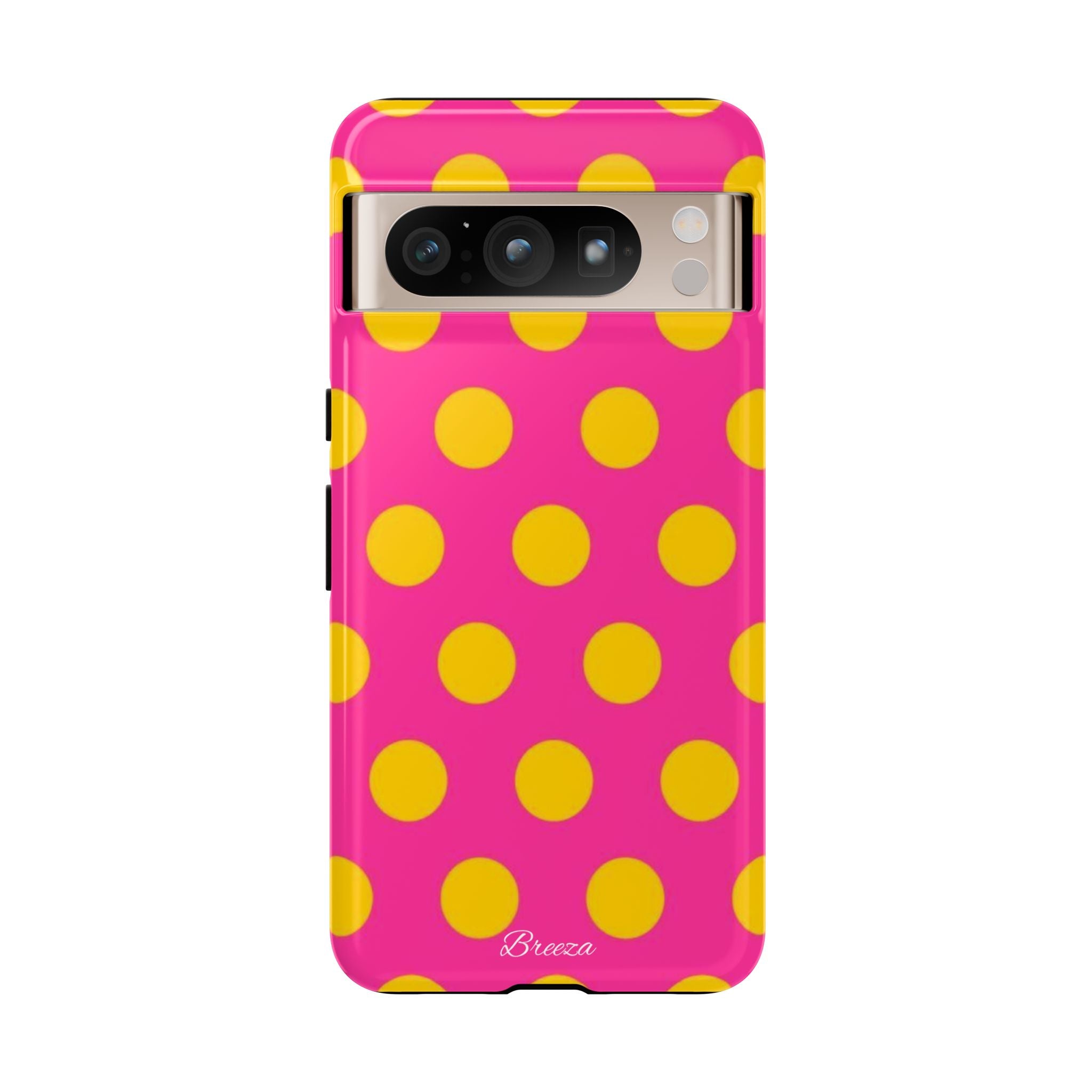Pink & Yellow Dot Phone Case