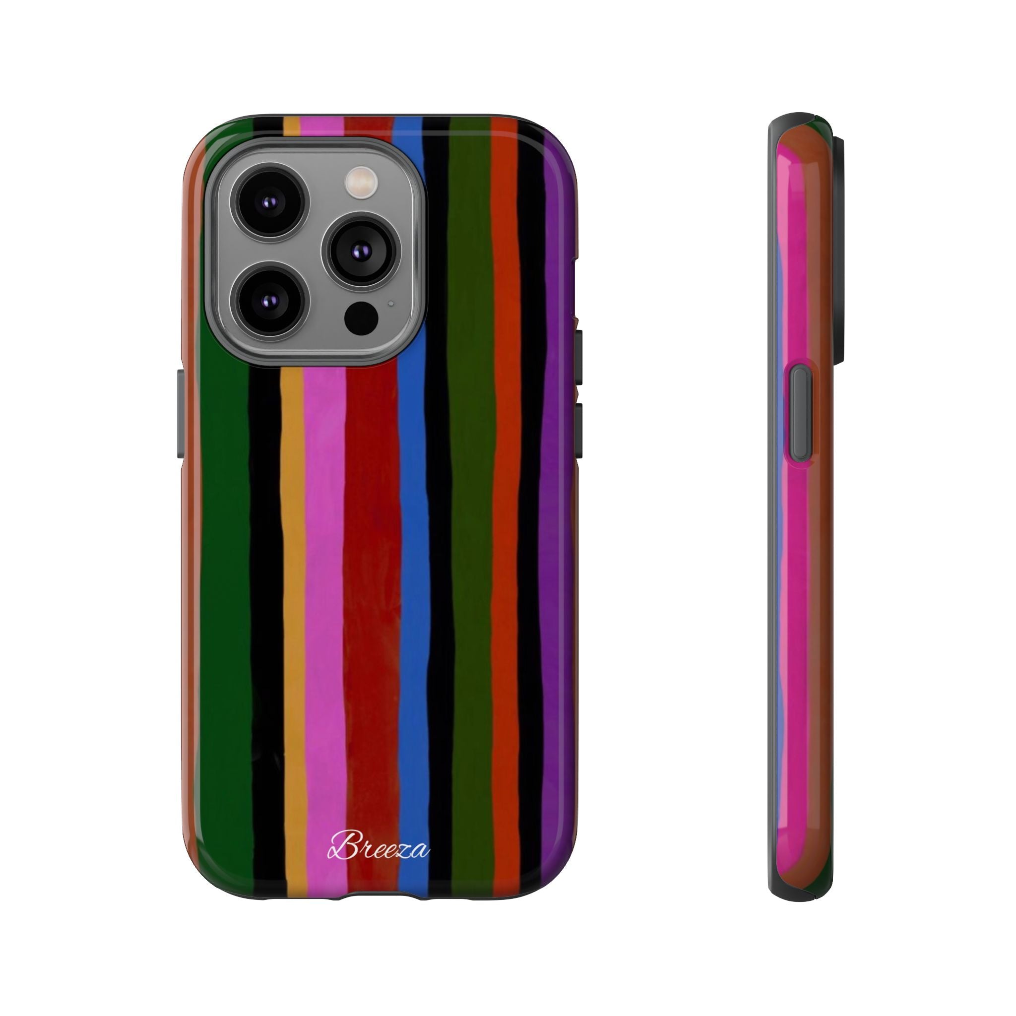 Colorful Striped Phone Case