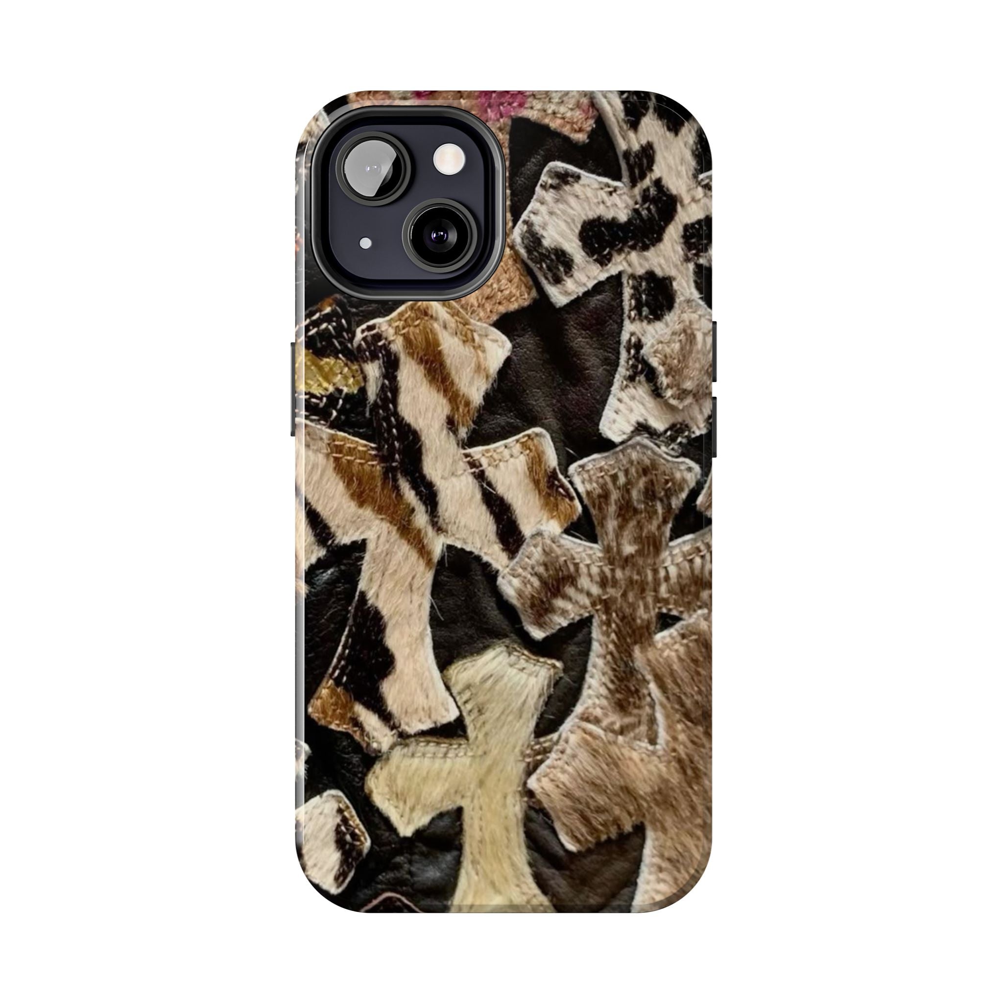 Chrome Heart Inspired Print Phone Case