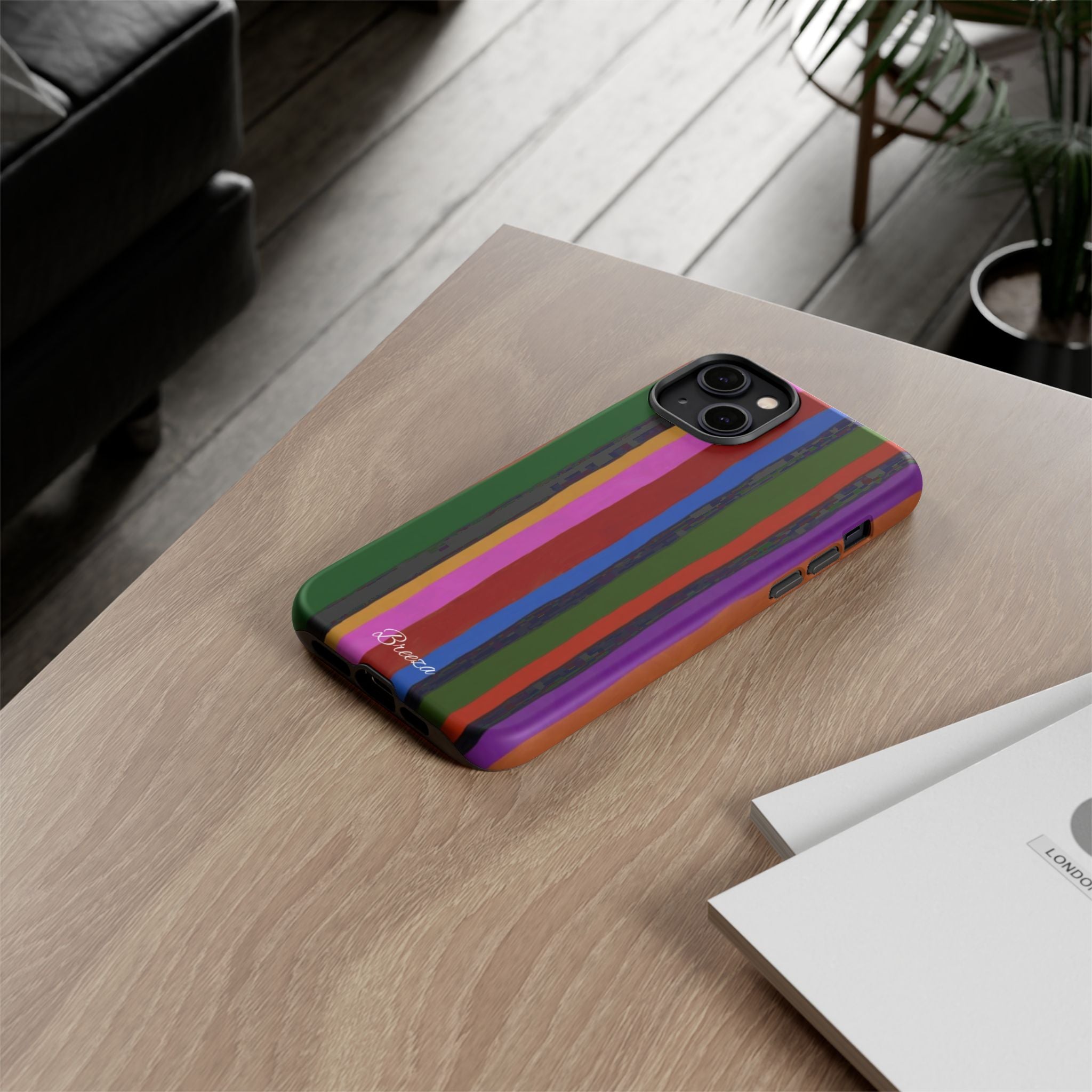 Colorful Striped Phone Case