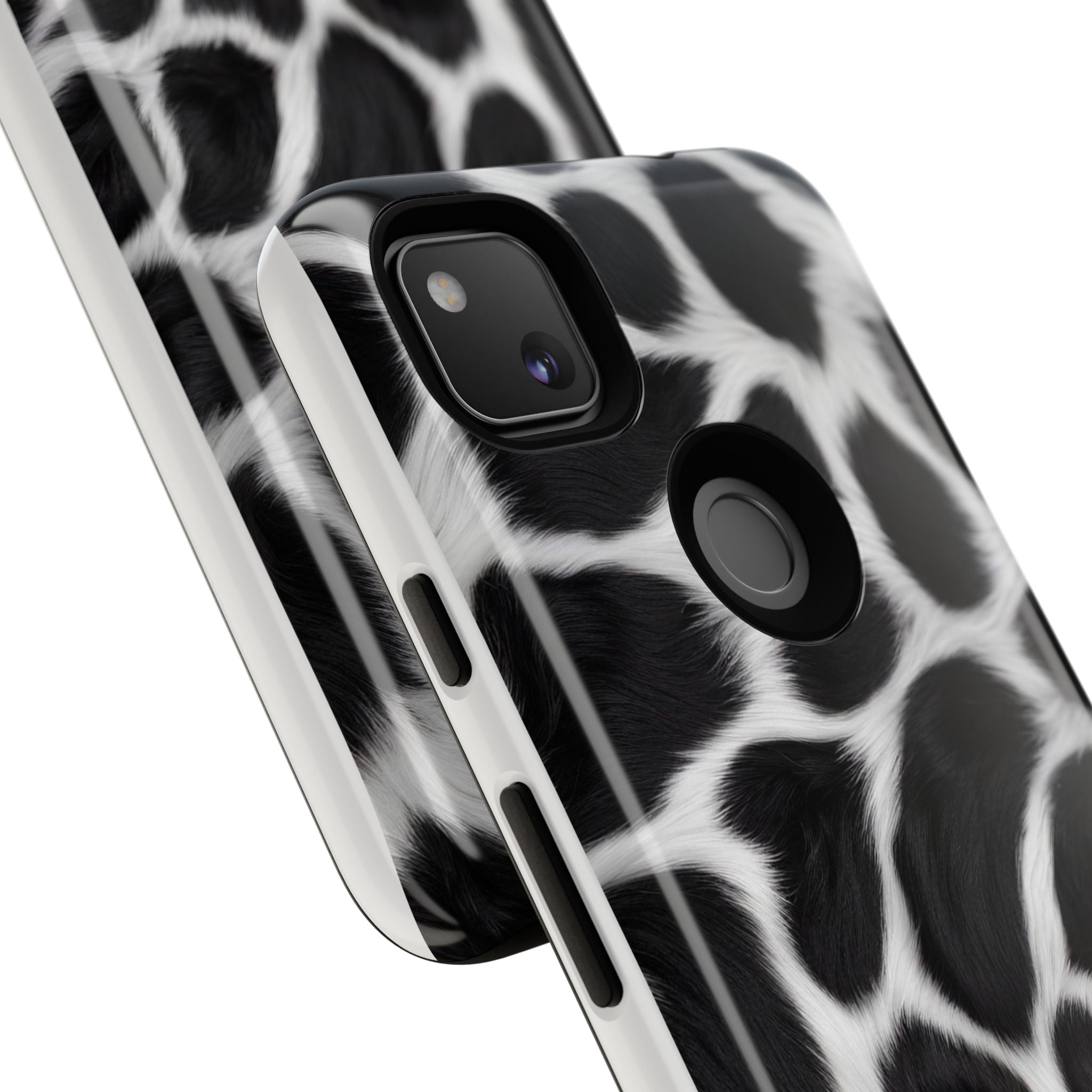 Furry Cow Print Phone Case