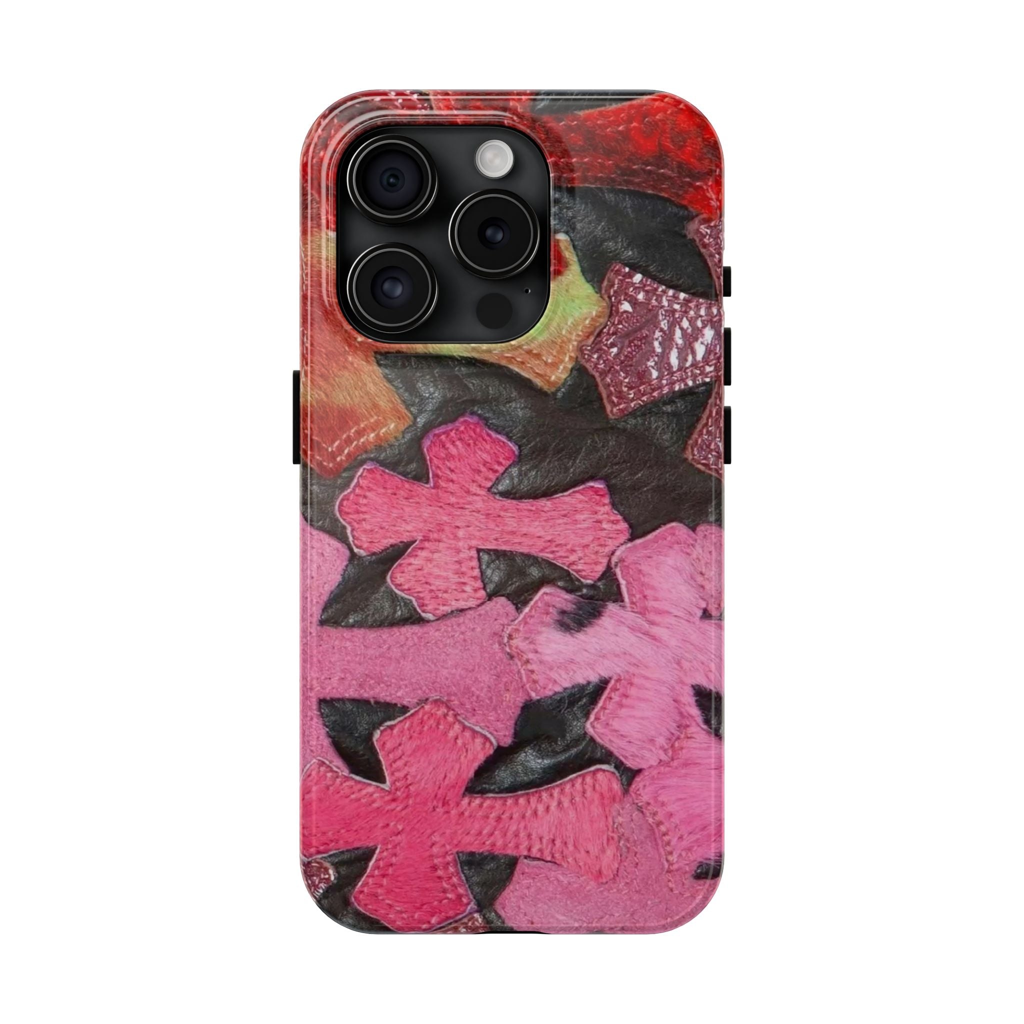 Pink Cross Phone Case
