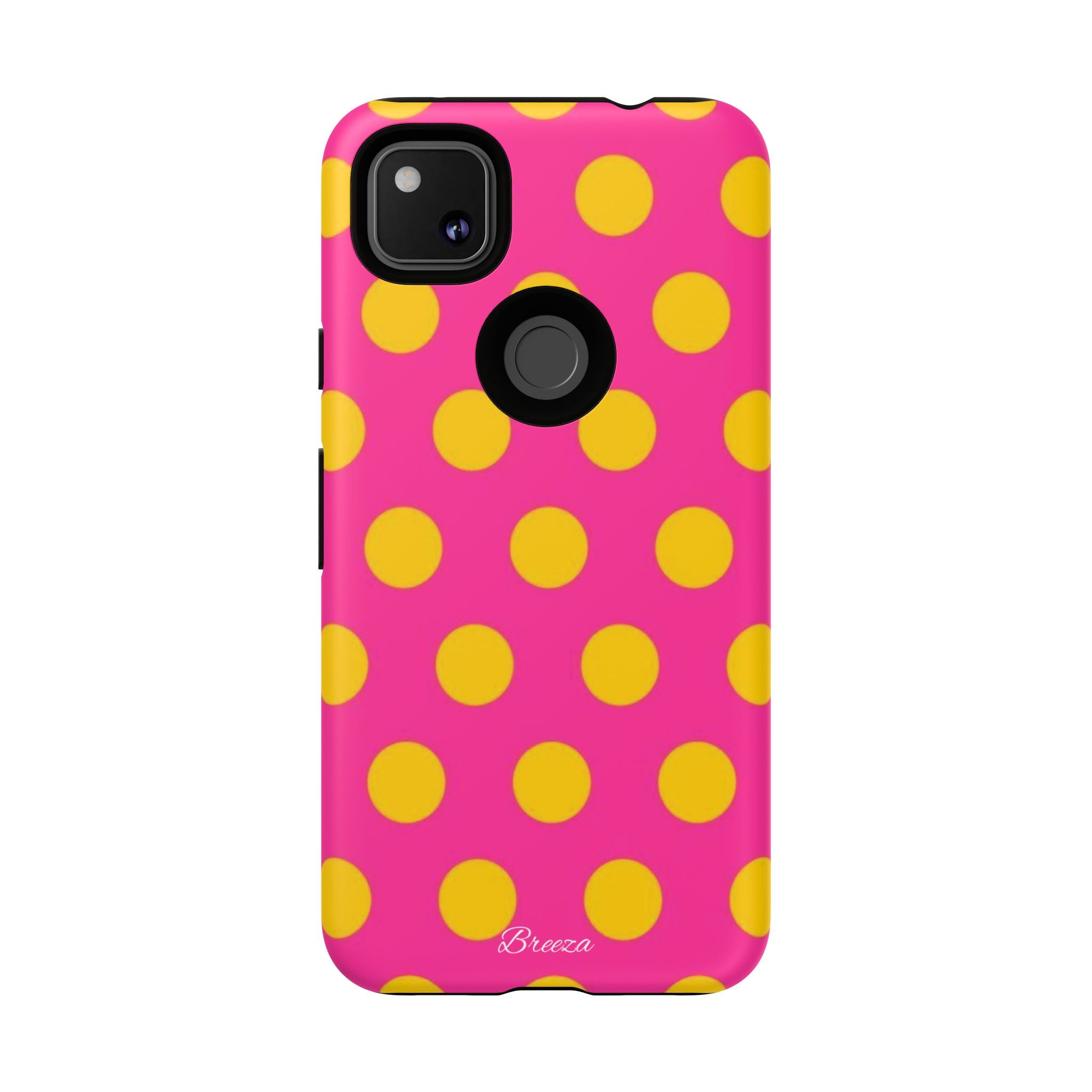 Pink & Yellow Dot Phone Case