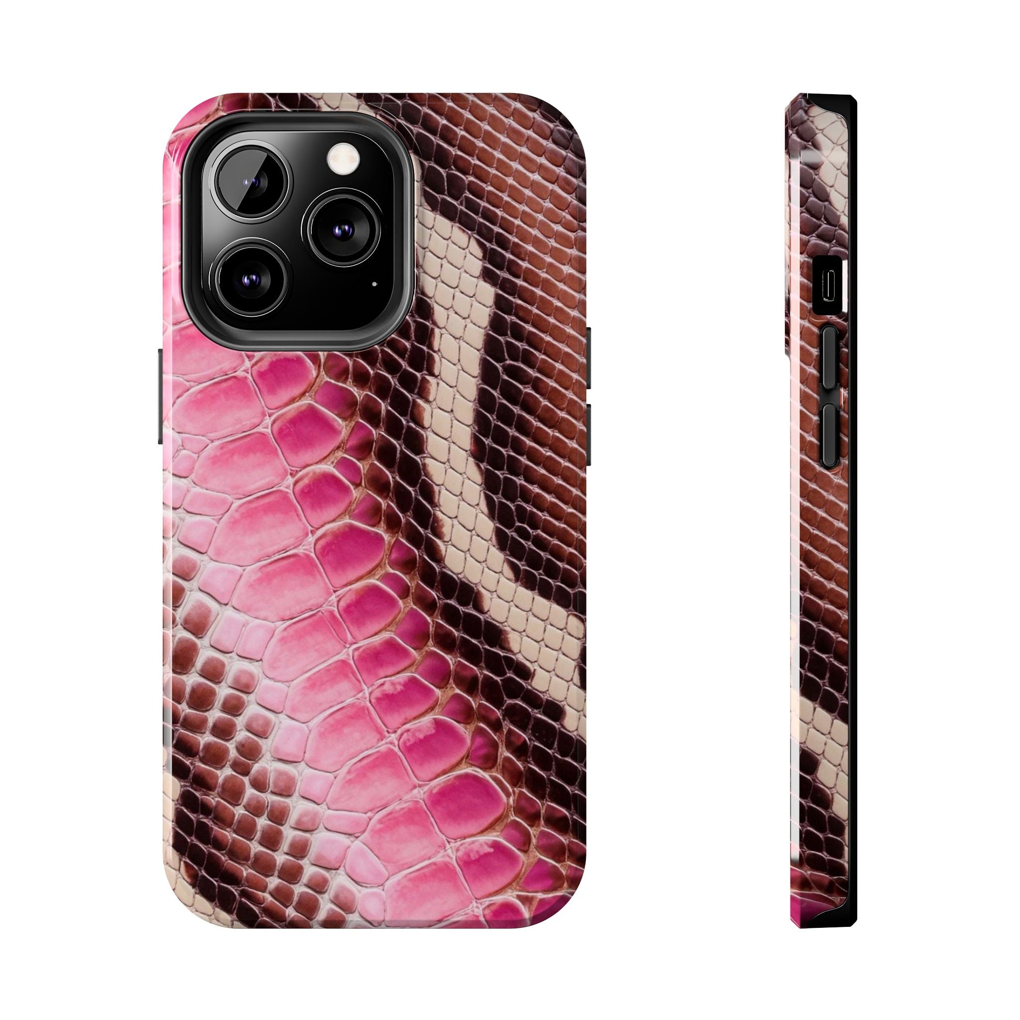Stylish Snake Print Phone Case