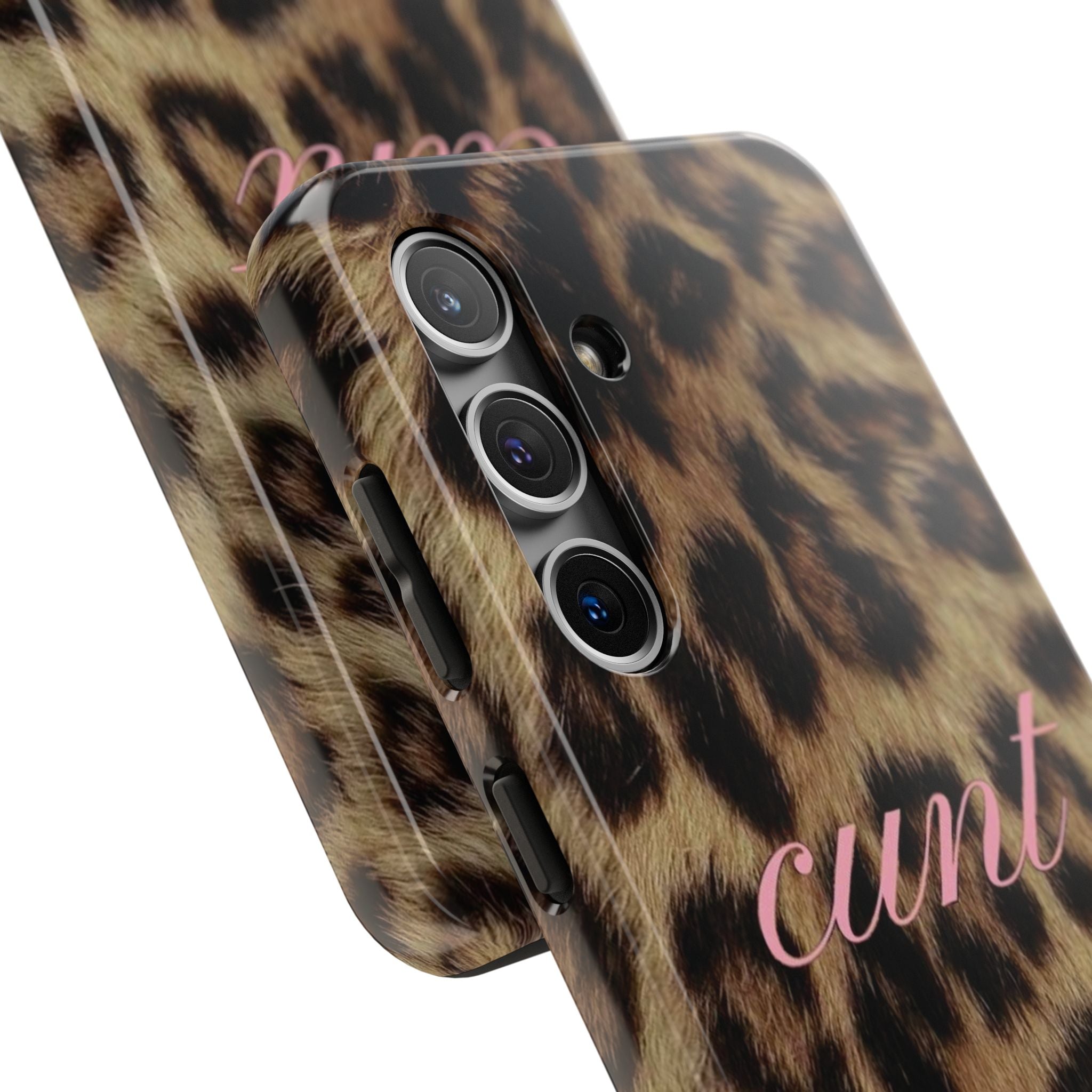 Cunt Leopard Print Phone Case