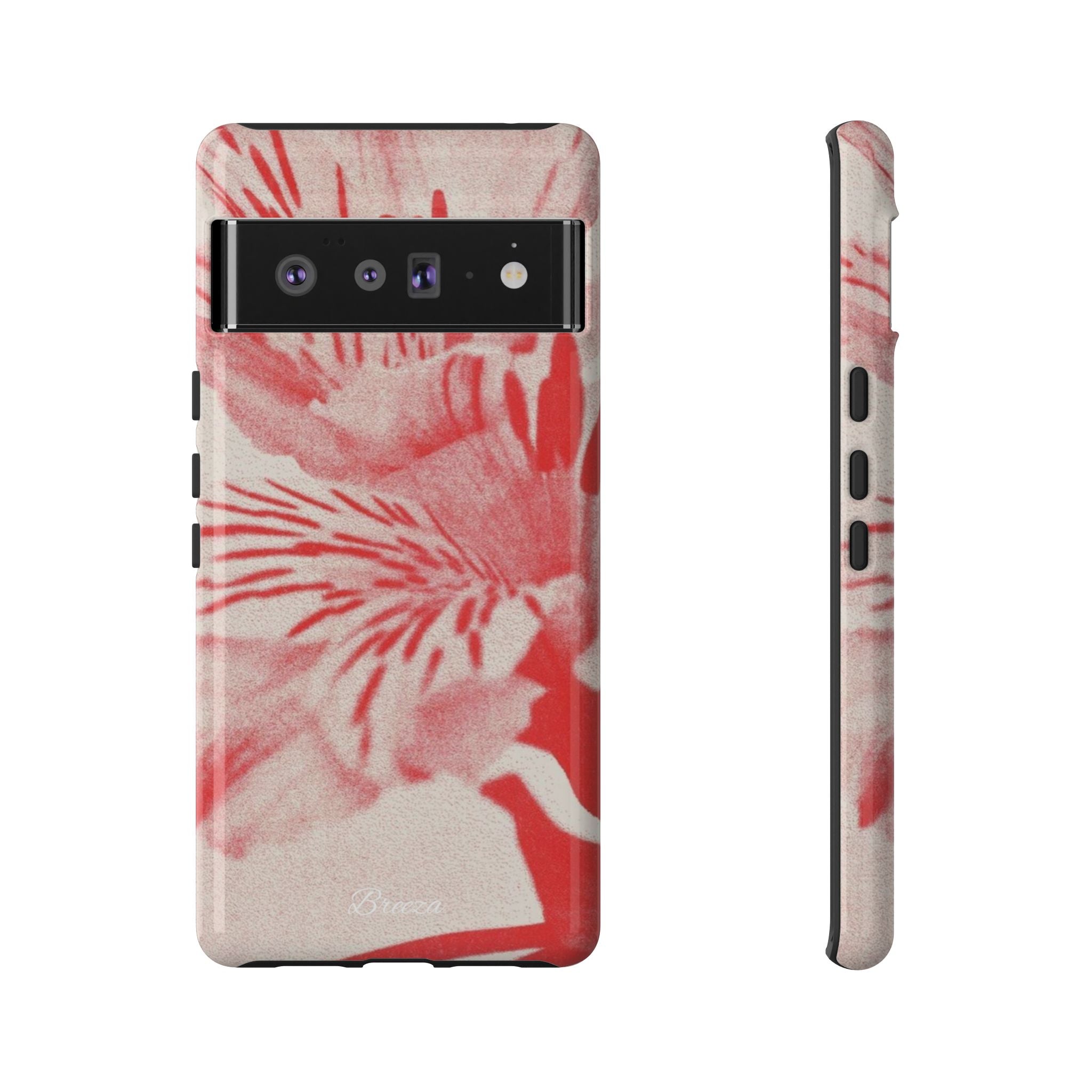 Red Floral Phone Case