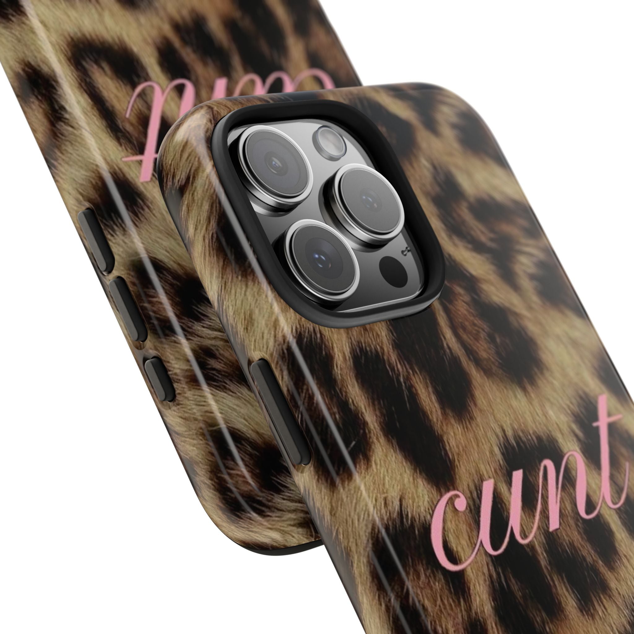 Cunt Leopard Print Phone Case