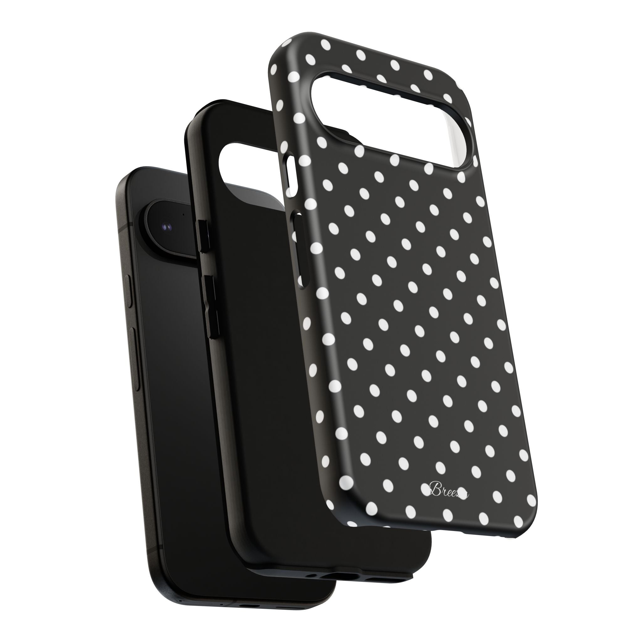 Black & White Polka Dot Phone Case