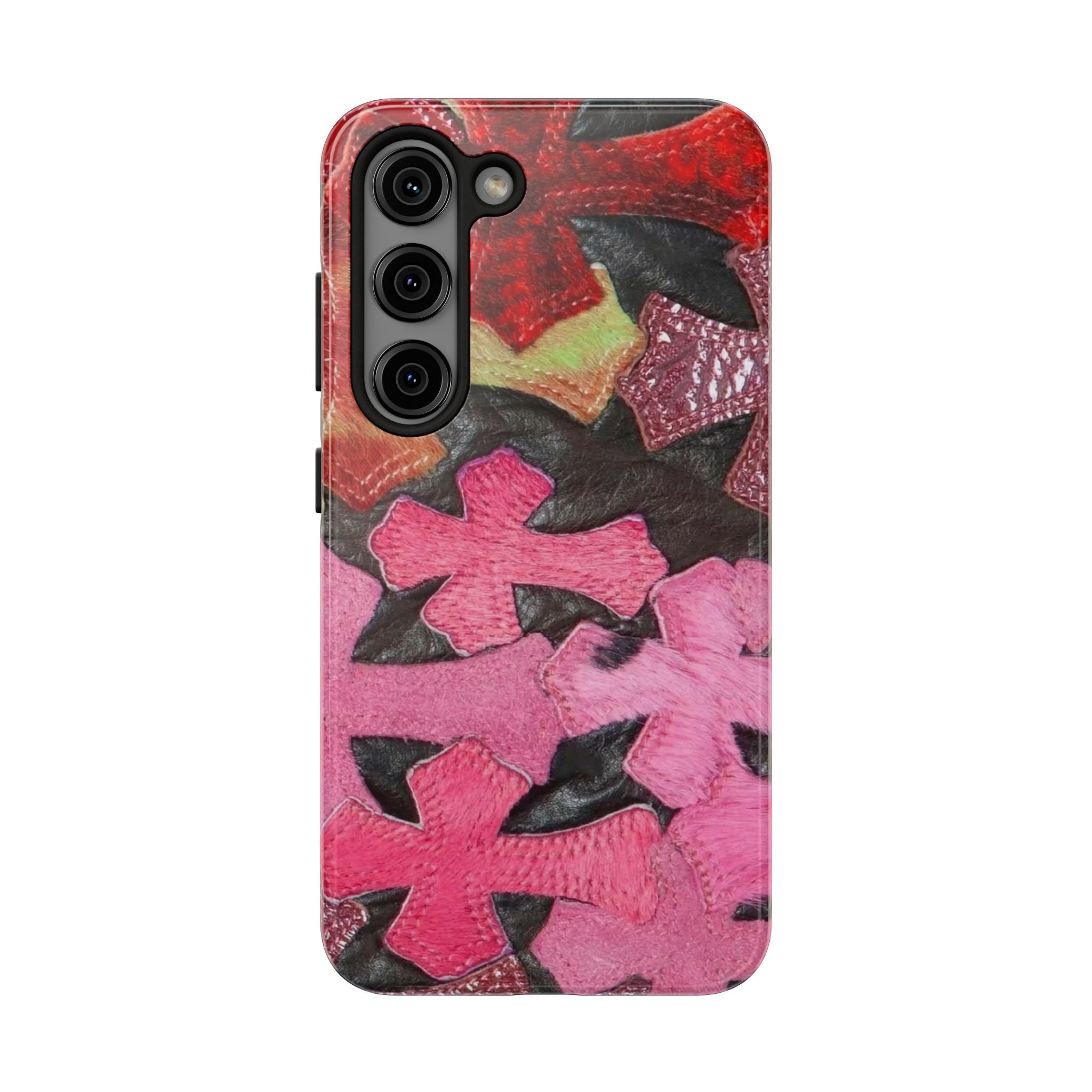 Pink Cross Phone Case