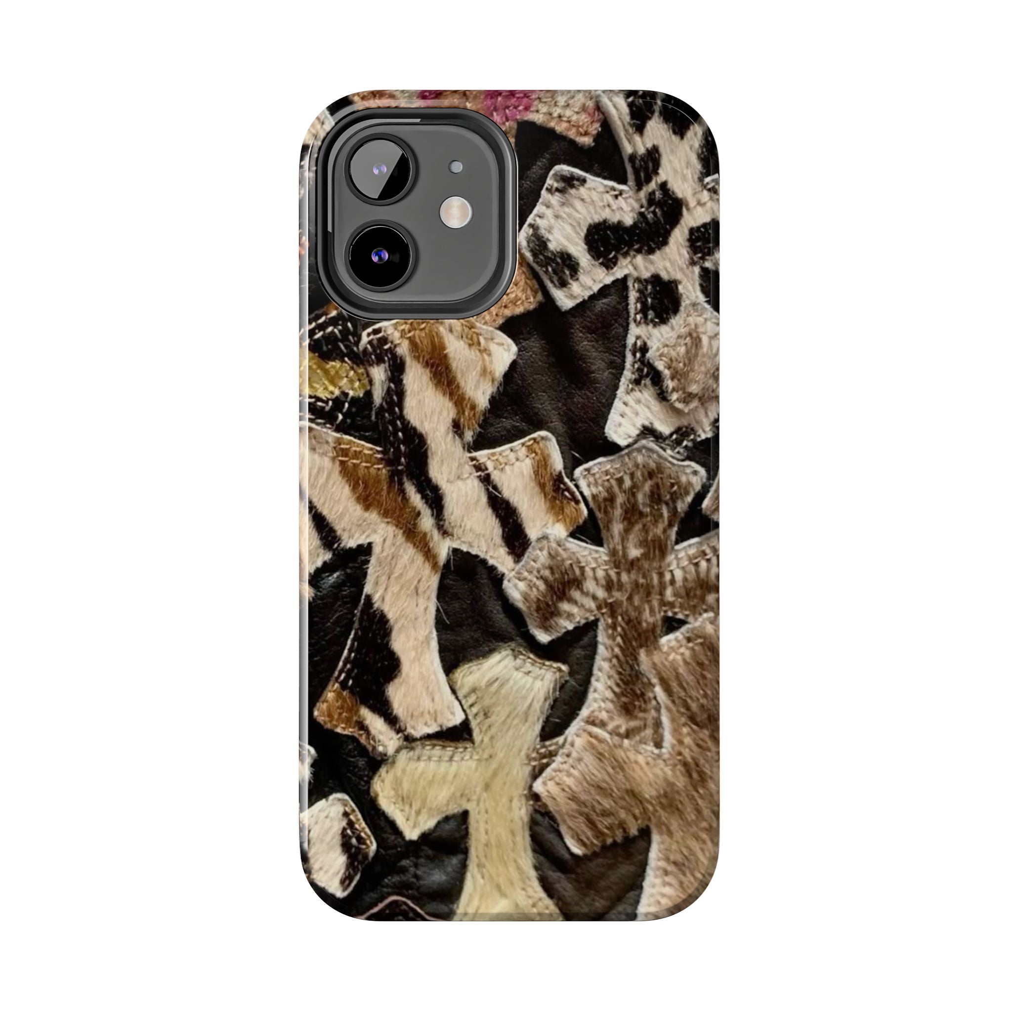 Chrome Heart Inspired Print Phone Case