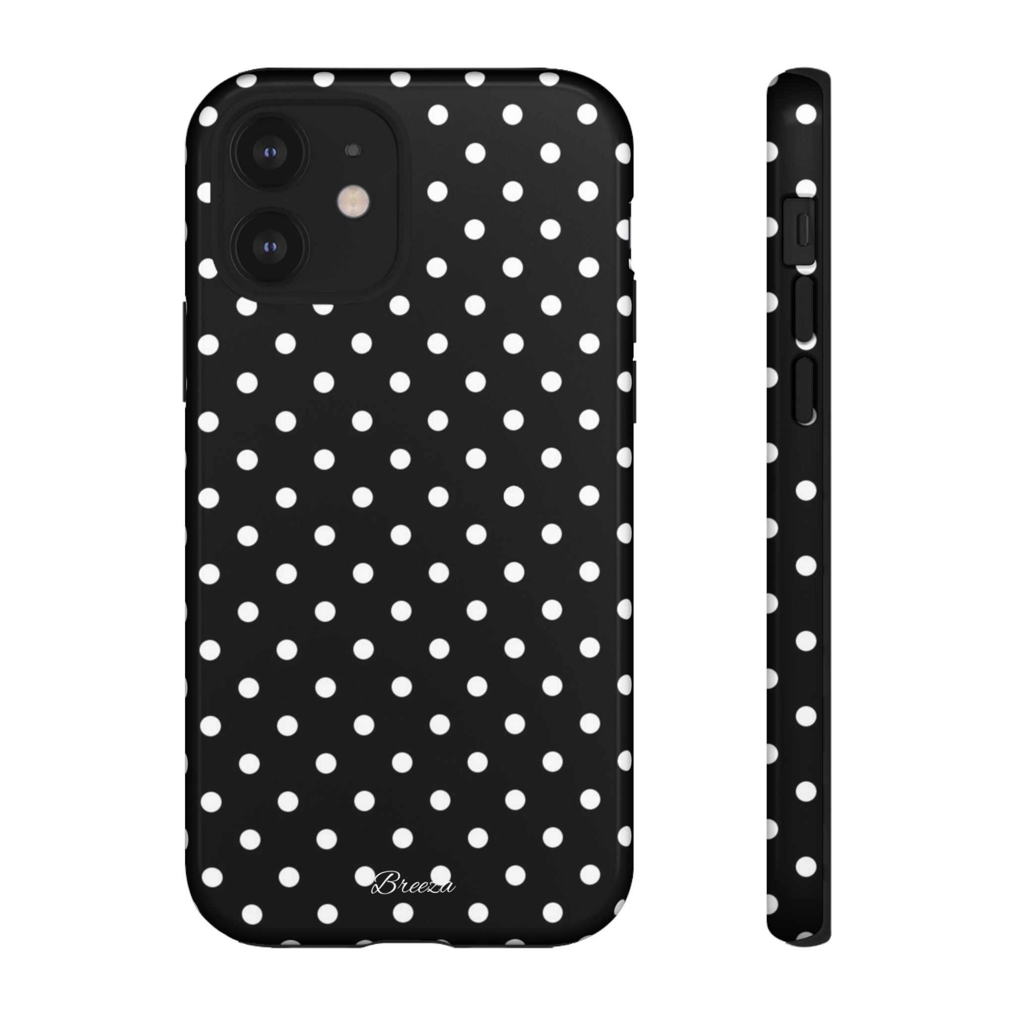 Black & White Polka Dot Phone Case