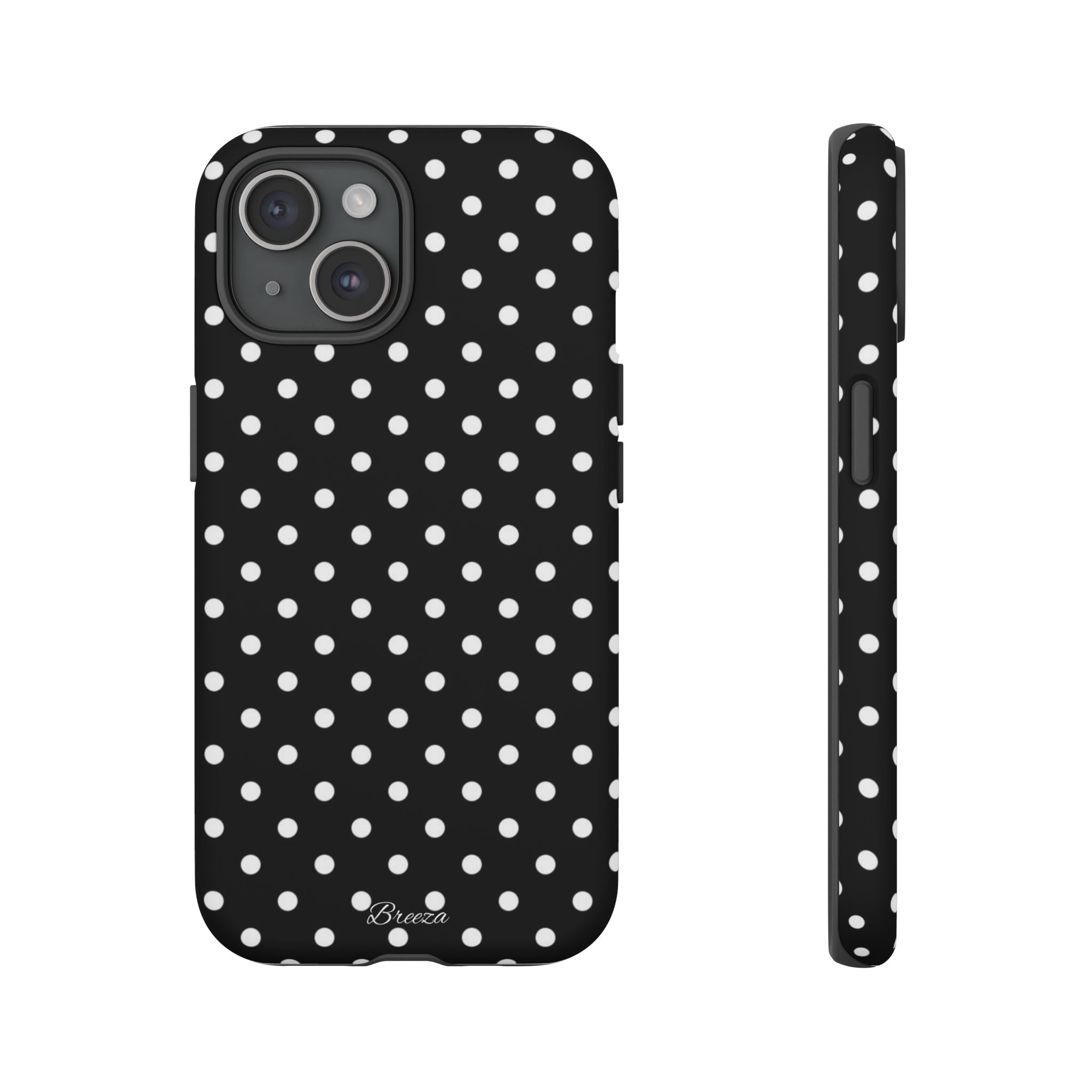 Black & White Polka Dot Phone Case