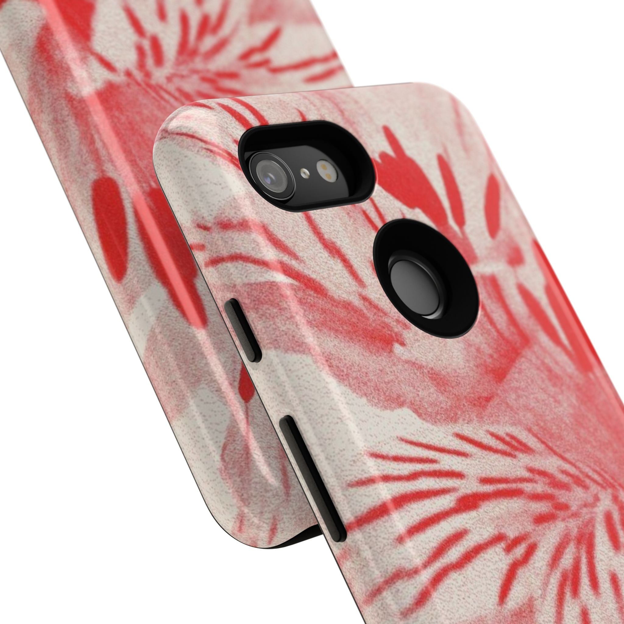 Red Floral Phone Case