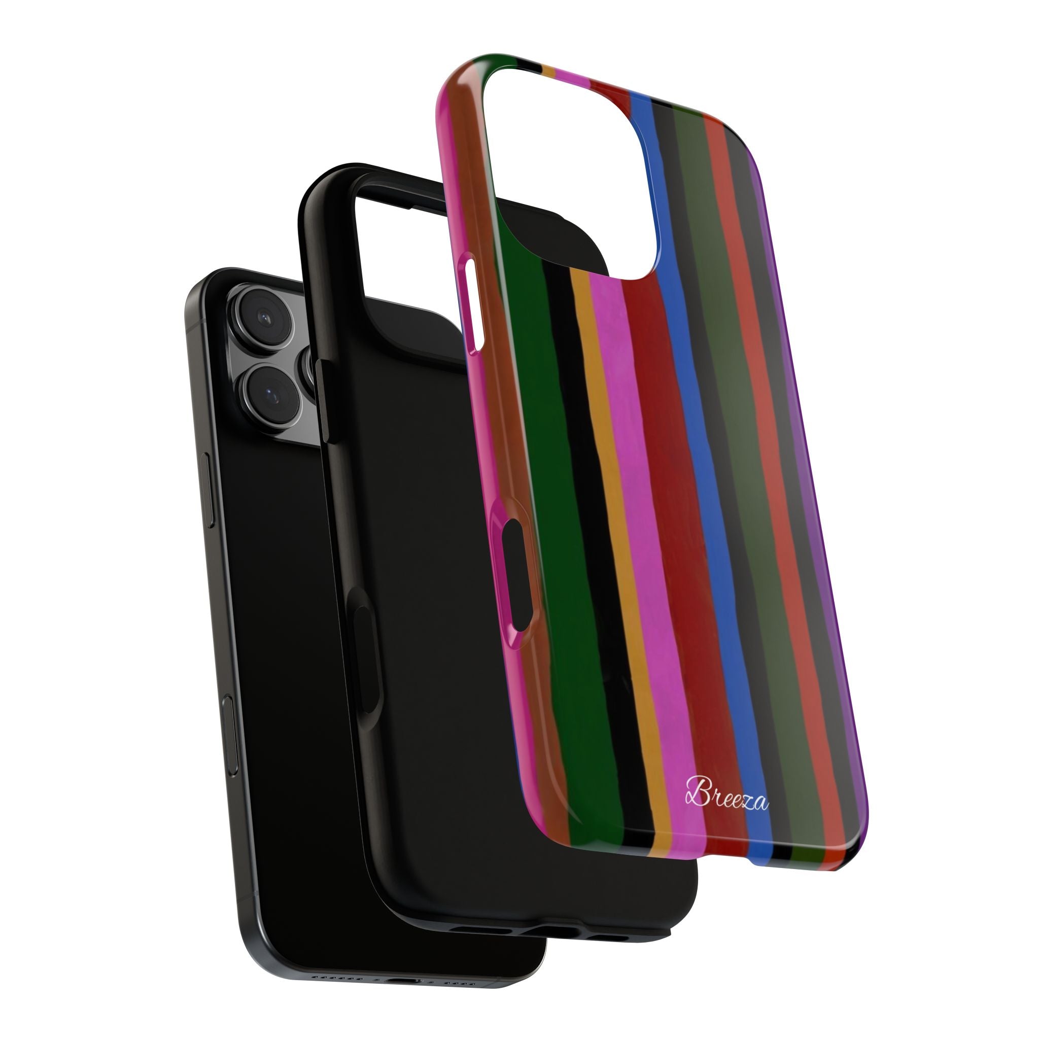 Colorful Striped Phone Case