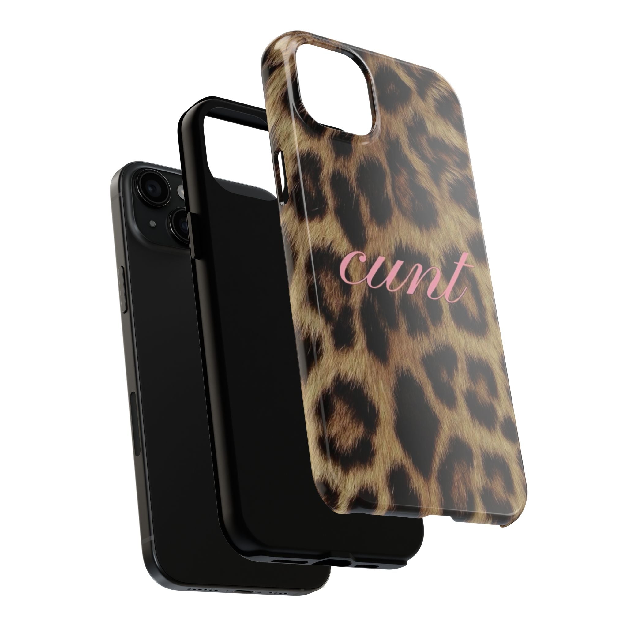 Cunt Leopard Print Phone Case