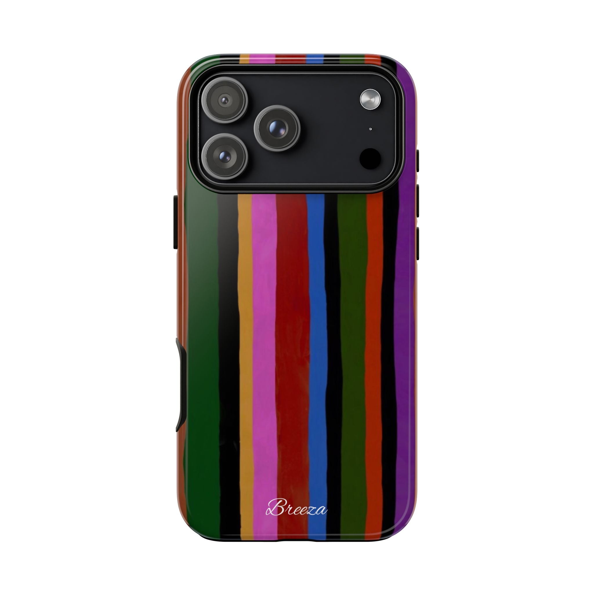 Colorful Striped Phone Case