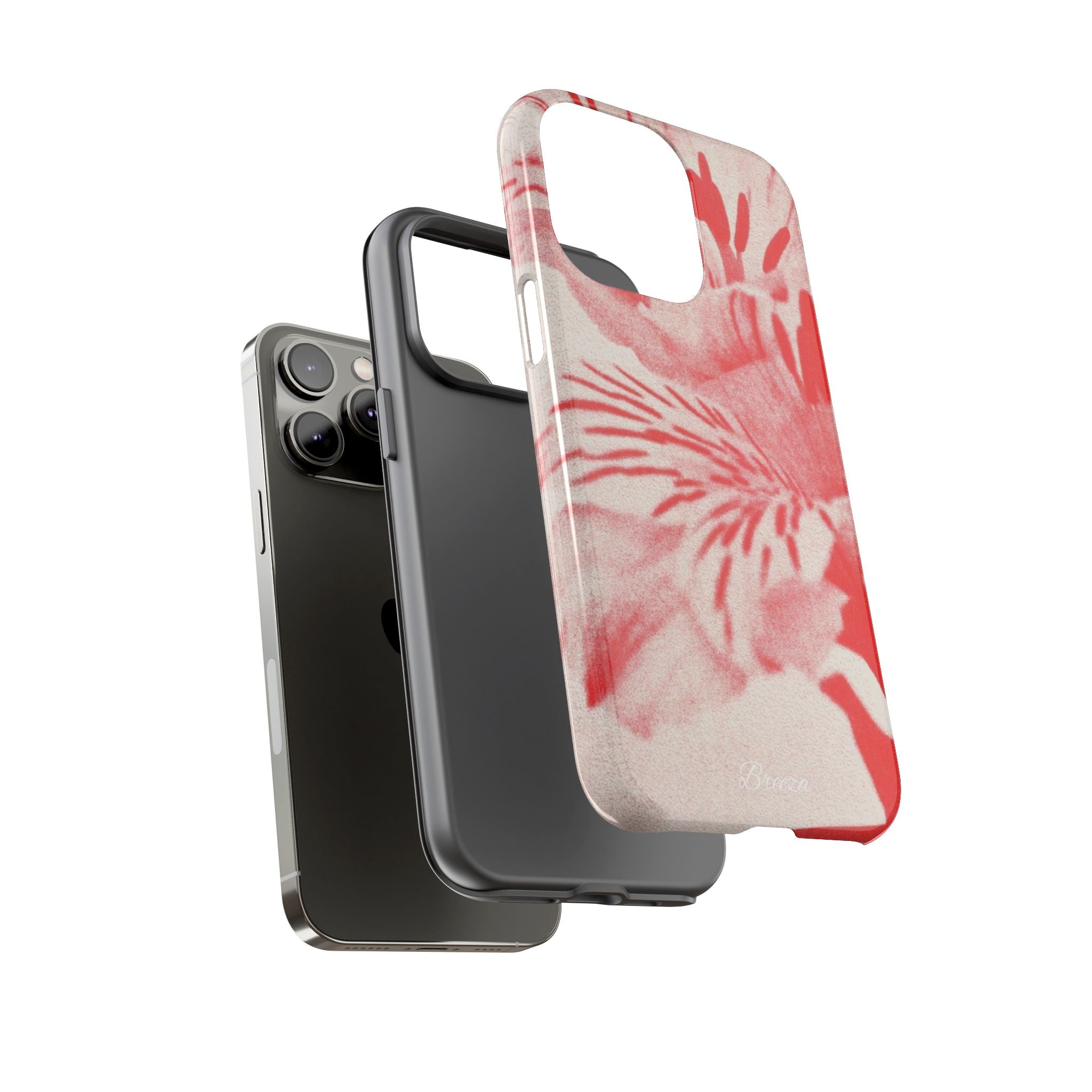 Red Floral Phone Case