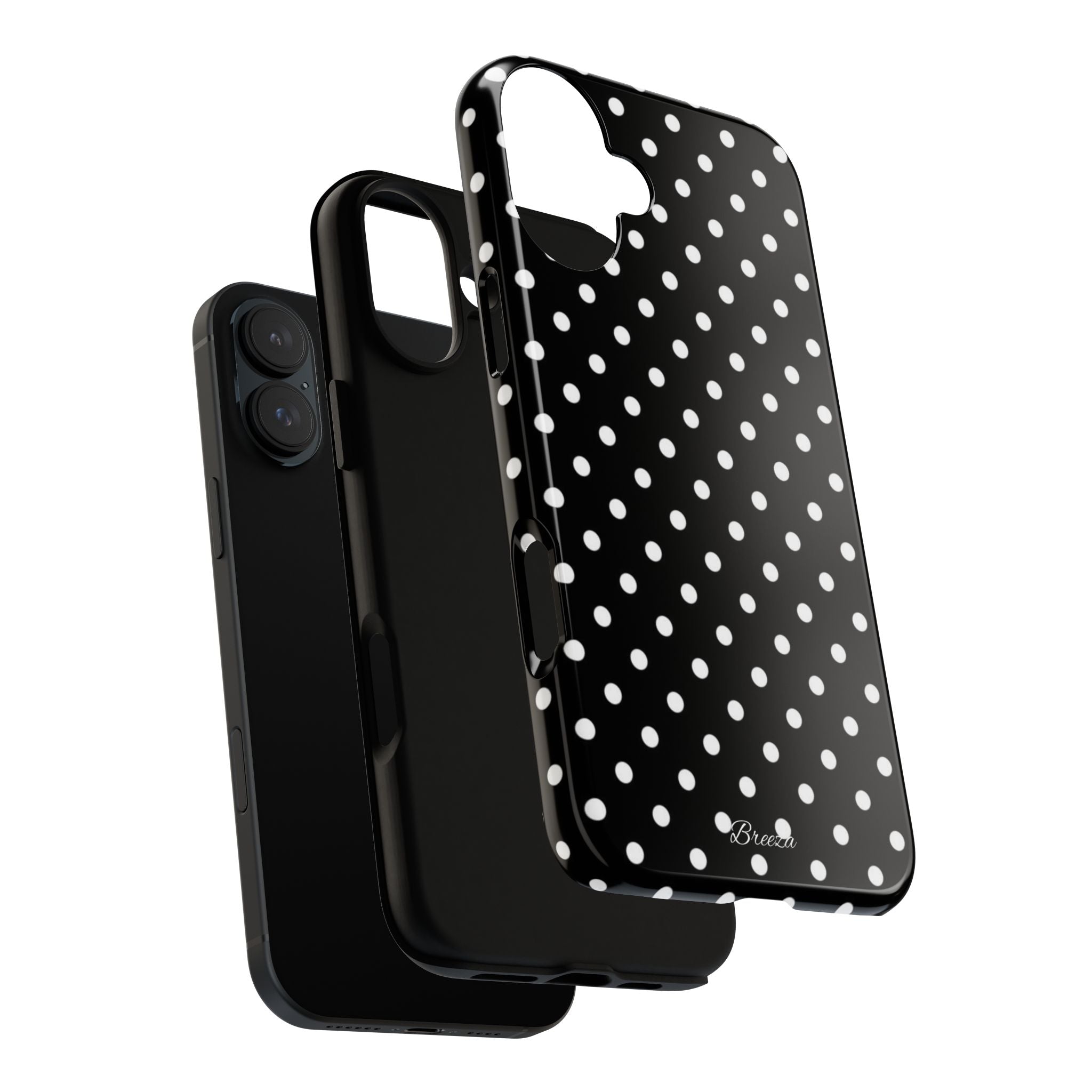 Black & White Polka Dot Phone Case