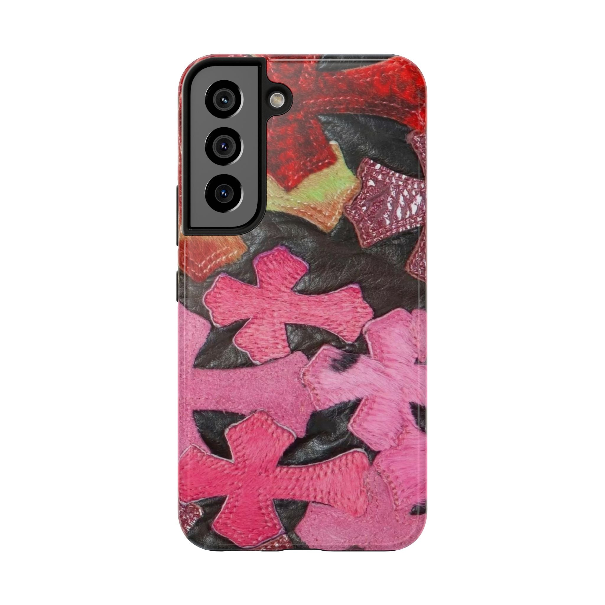 Pink Cross Phone Case