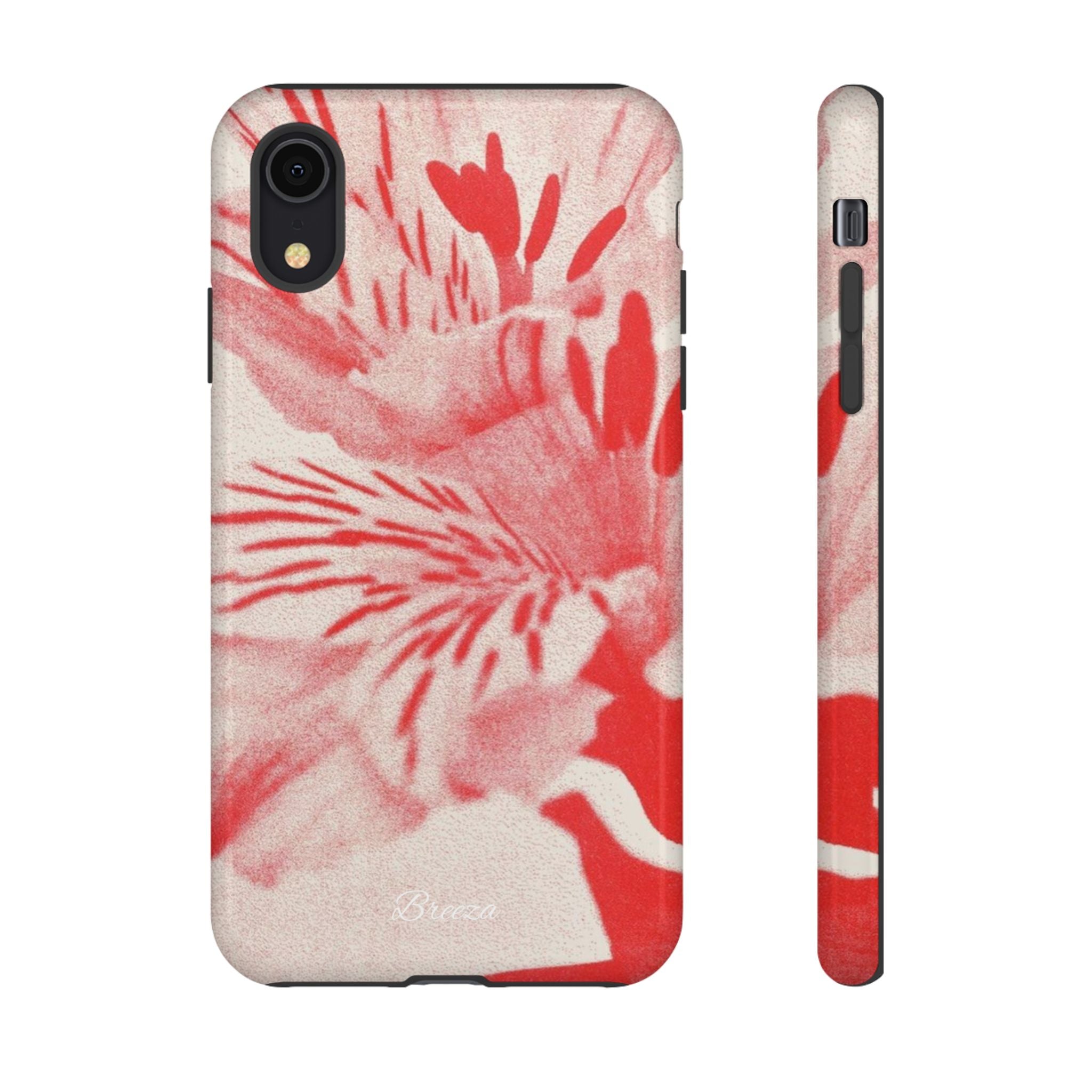 Red Floral Phone Case