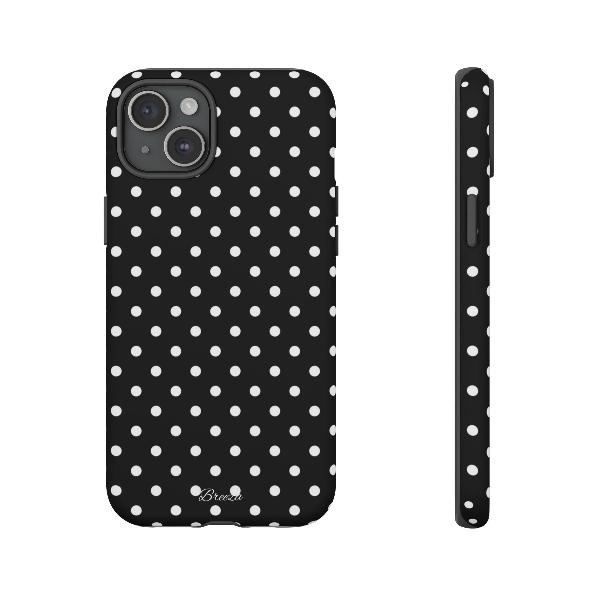 Black & White Polka Dot Phone Case