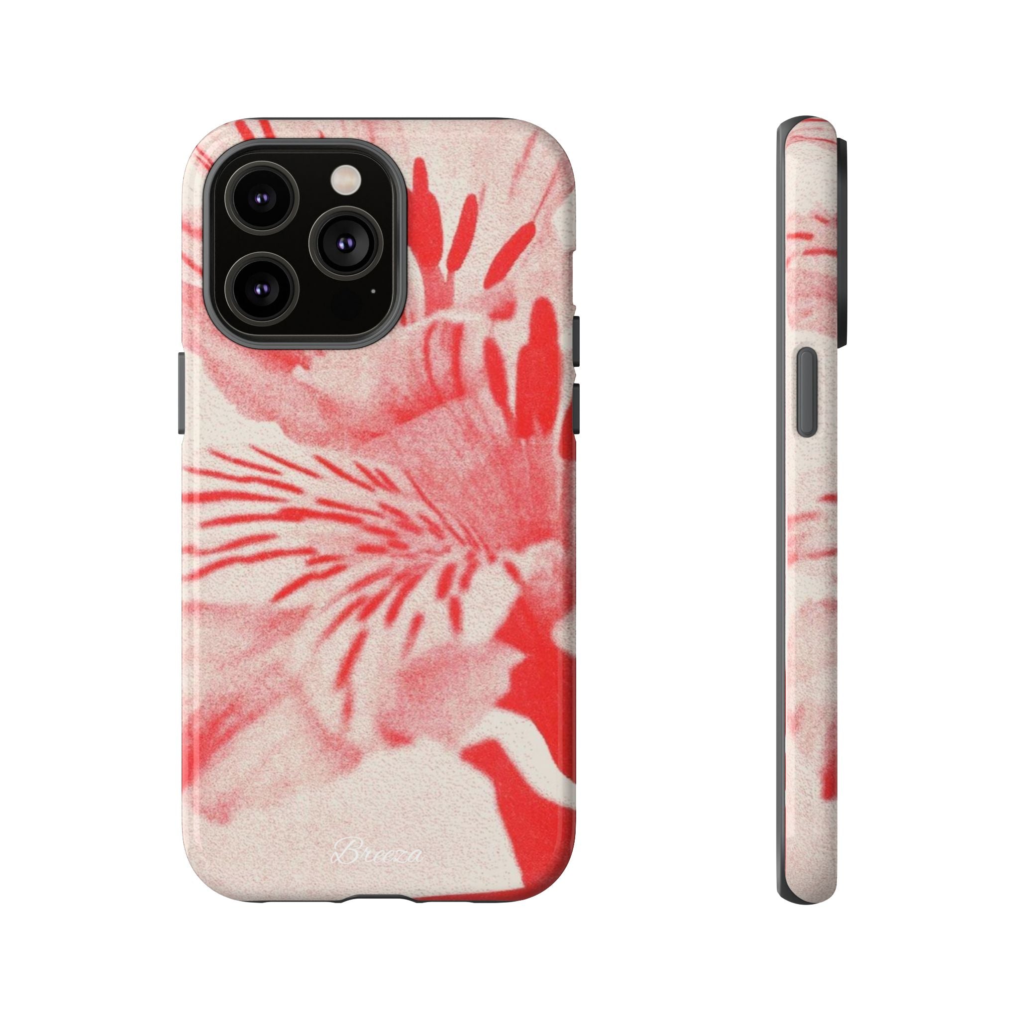 Red Floral Phone Case