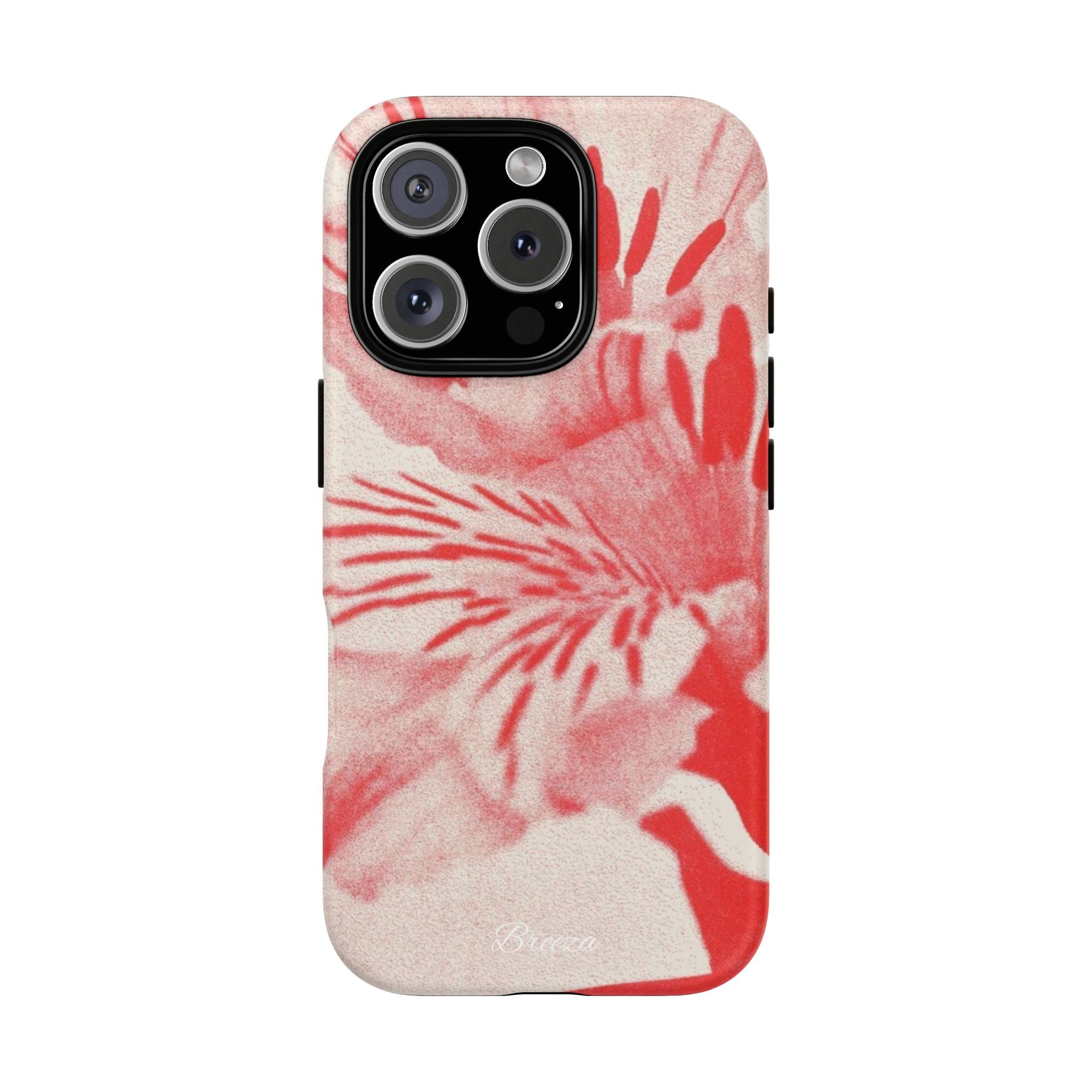 Red Floral Phone Case