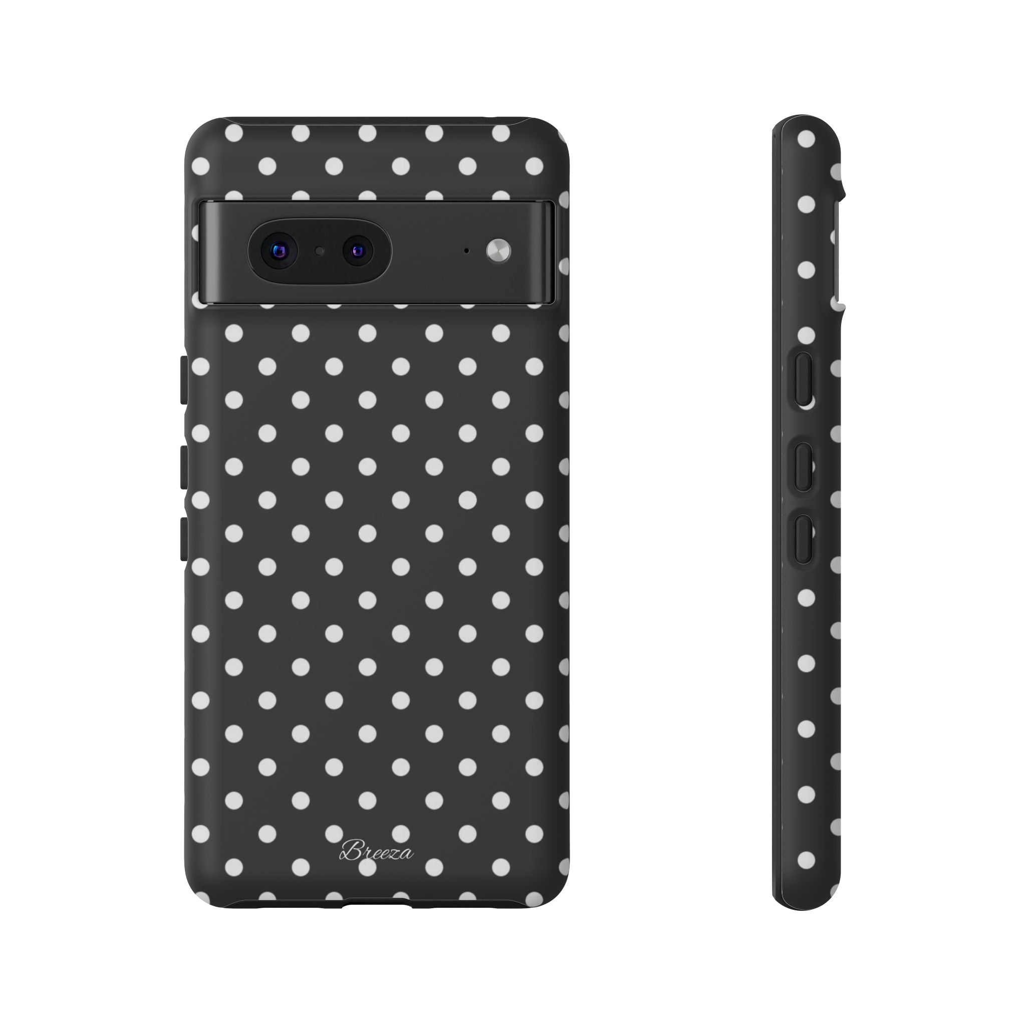 Black & White Polka Dot Phone Case