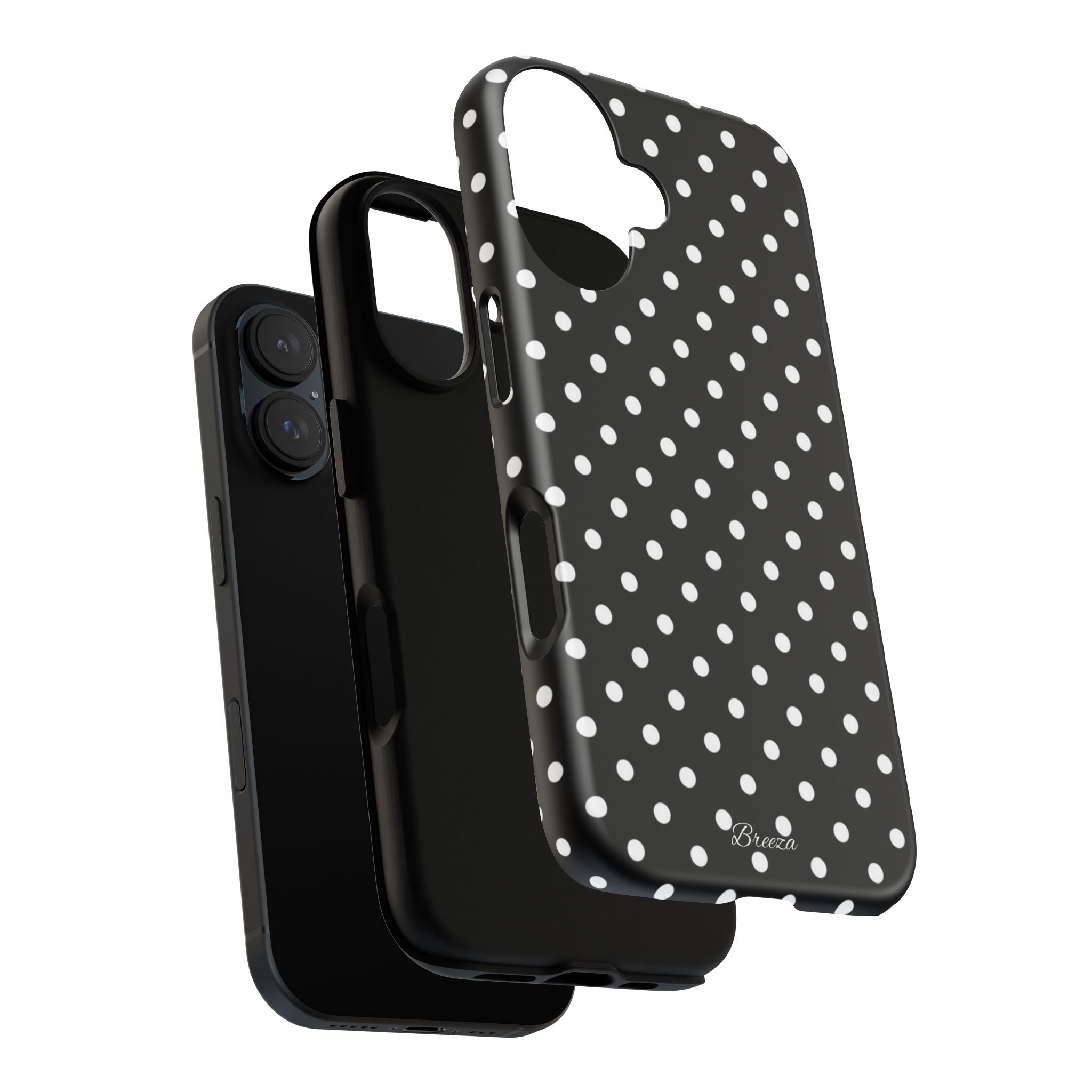 Black & White Polka Dot Phone Case