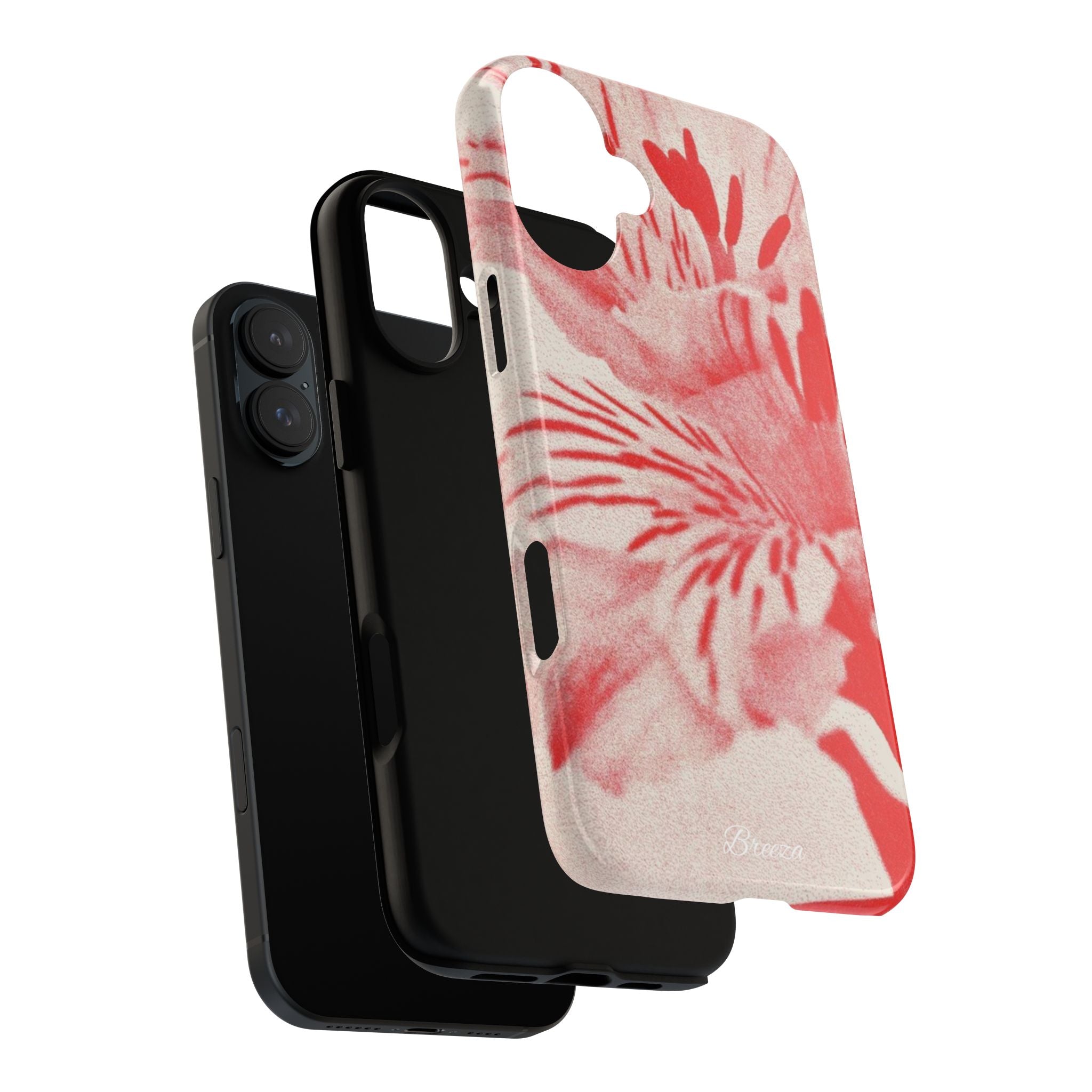 Red Floral Phone Case