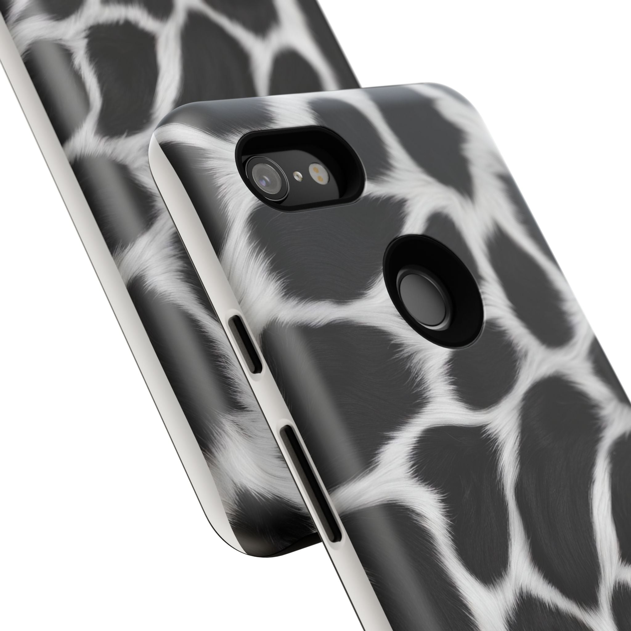 Furry Cow Print Phone Case