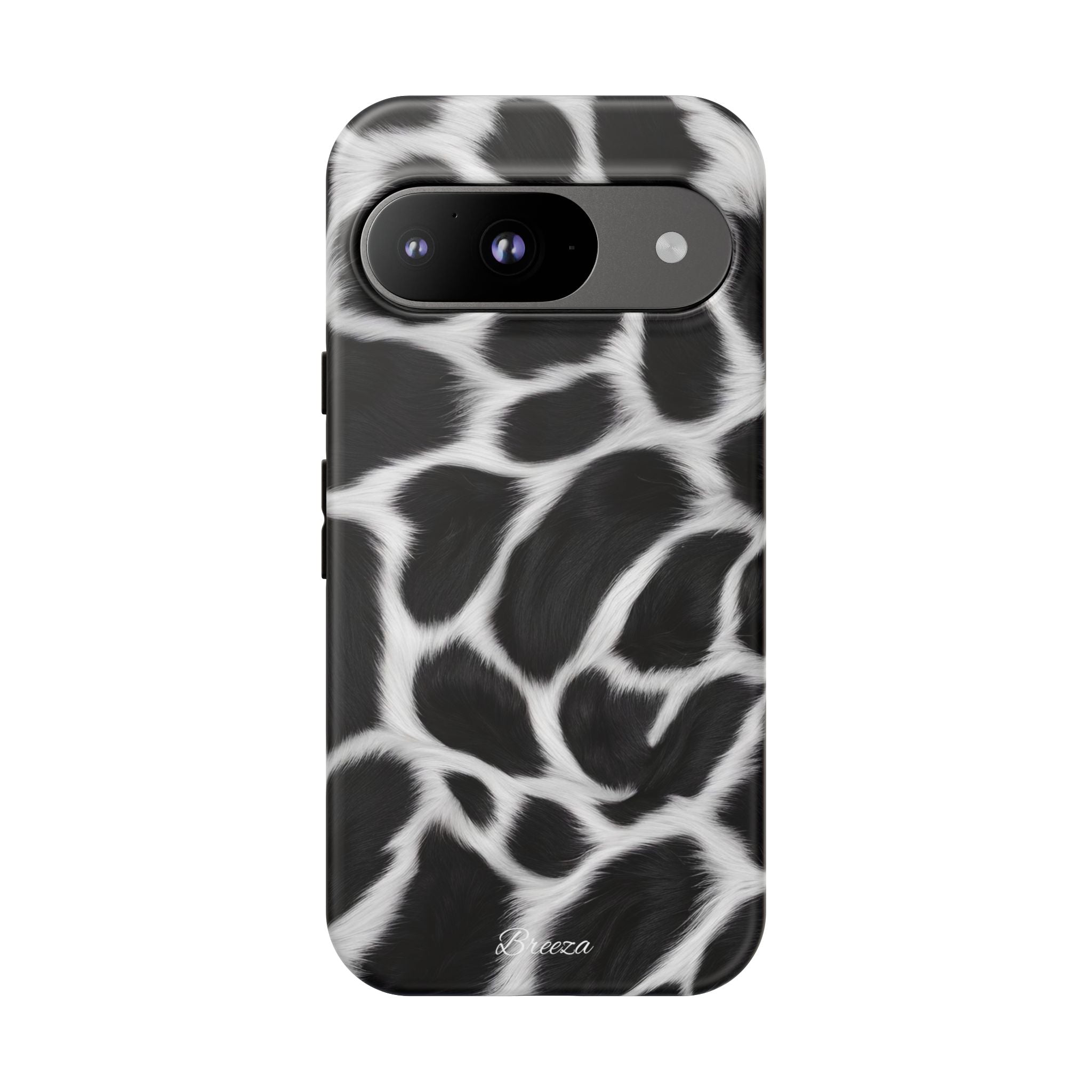 Furry Cow Print Phone Case