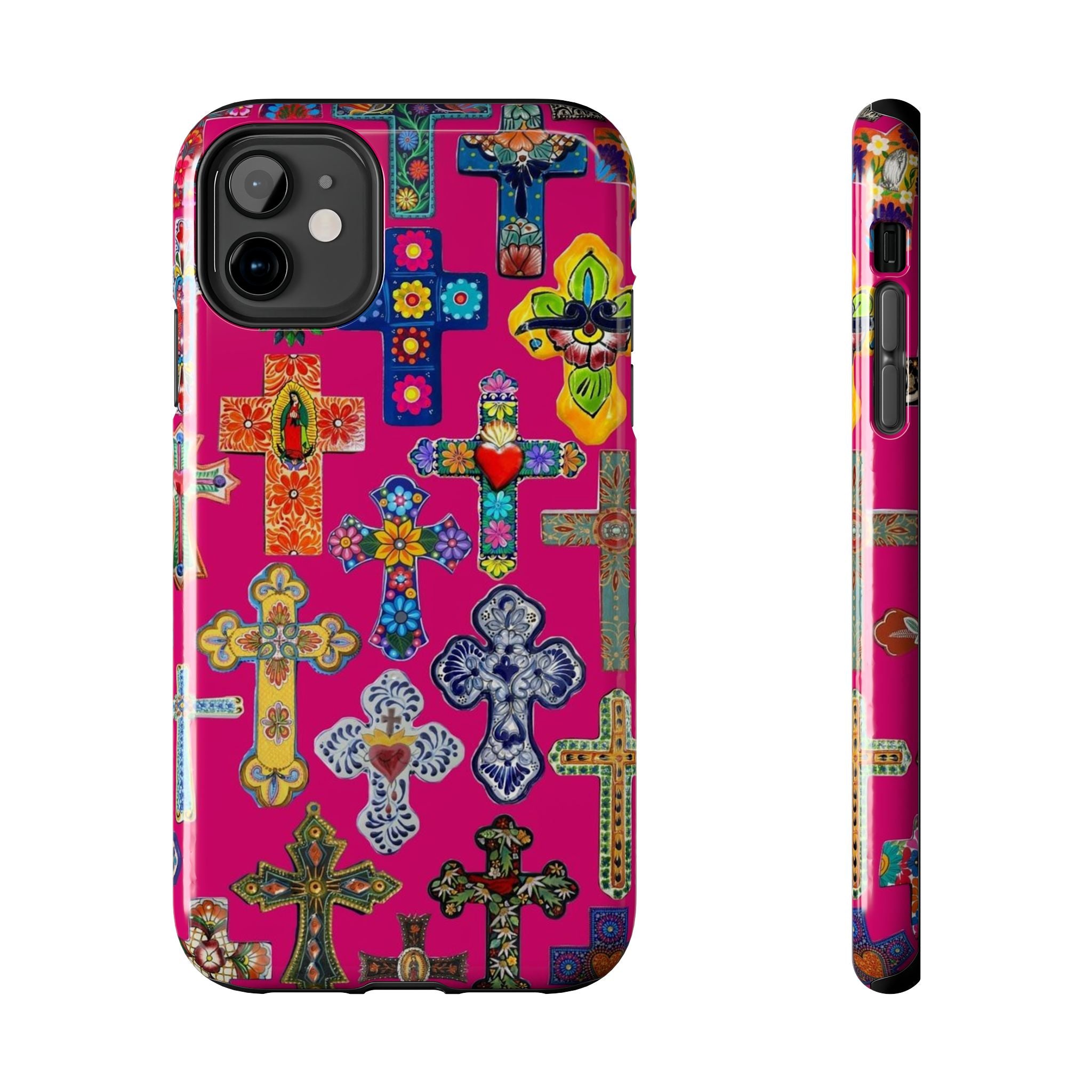 Pink Cross Phone Case