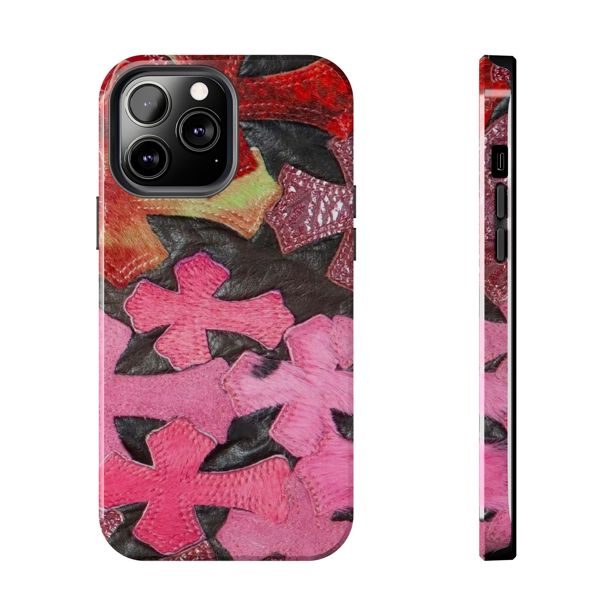 Pink Cross Phone Case