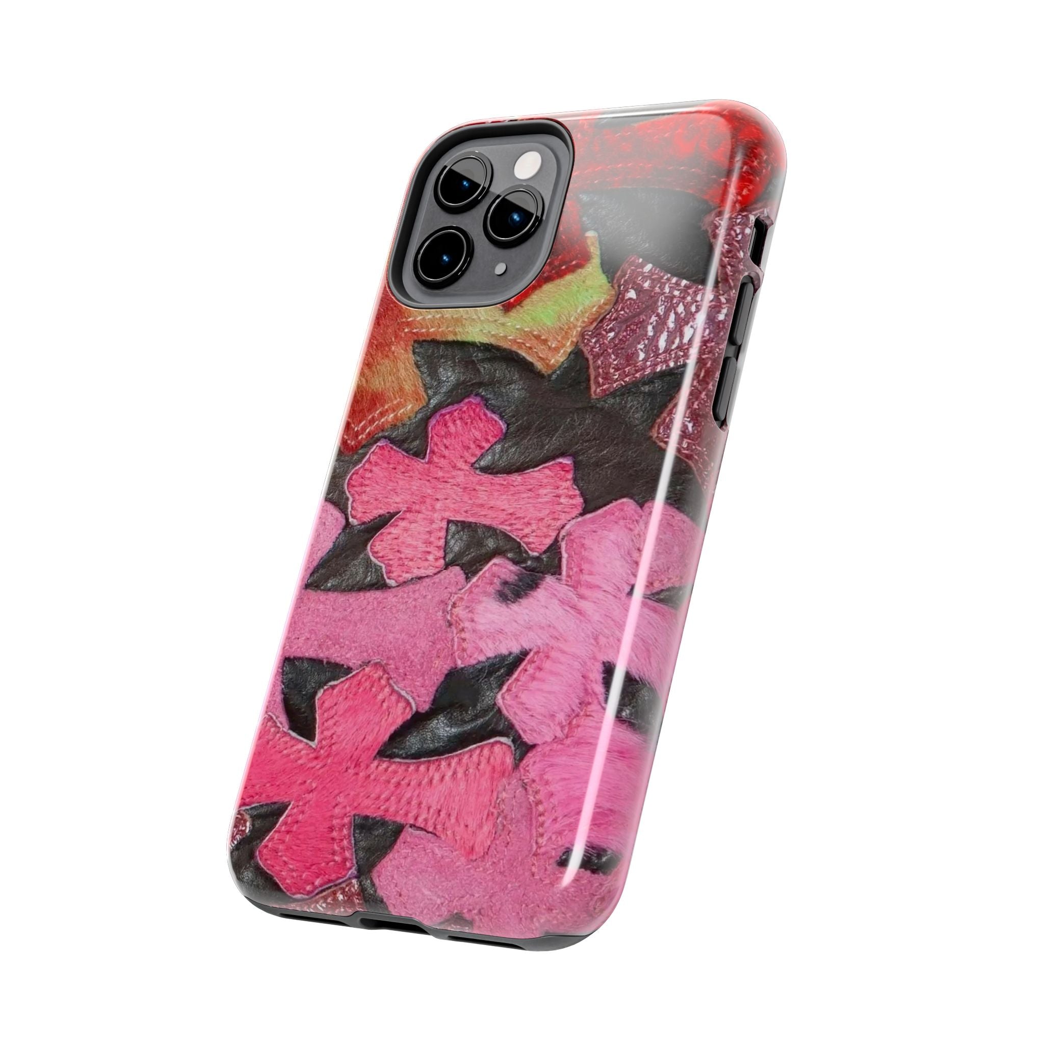 Pink Cross Phone Case