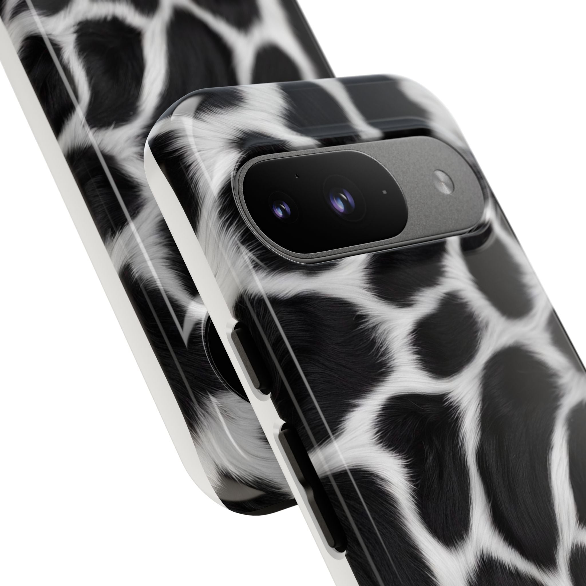 Furry Cow Print Phone Case