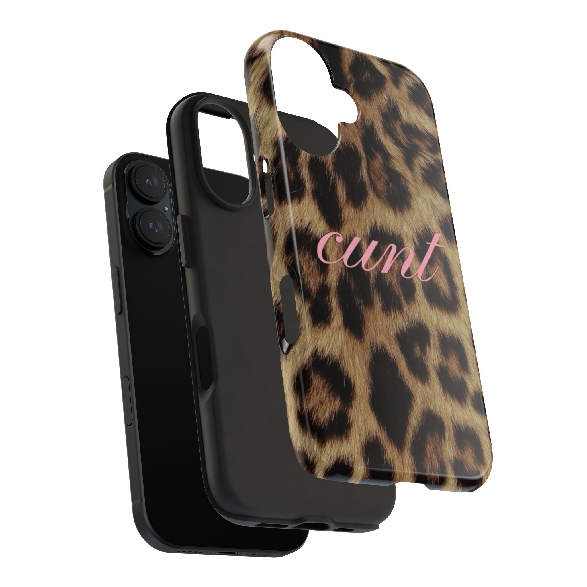 Cunt Leopard Print Phone Case