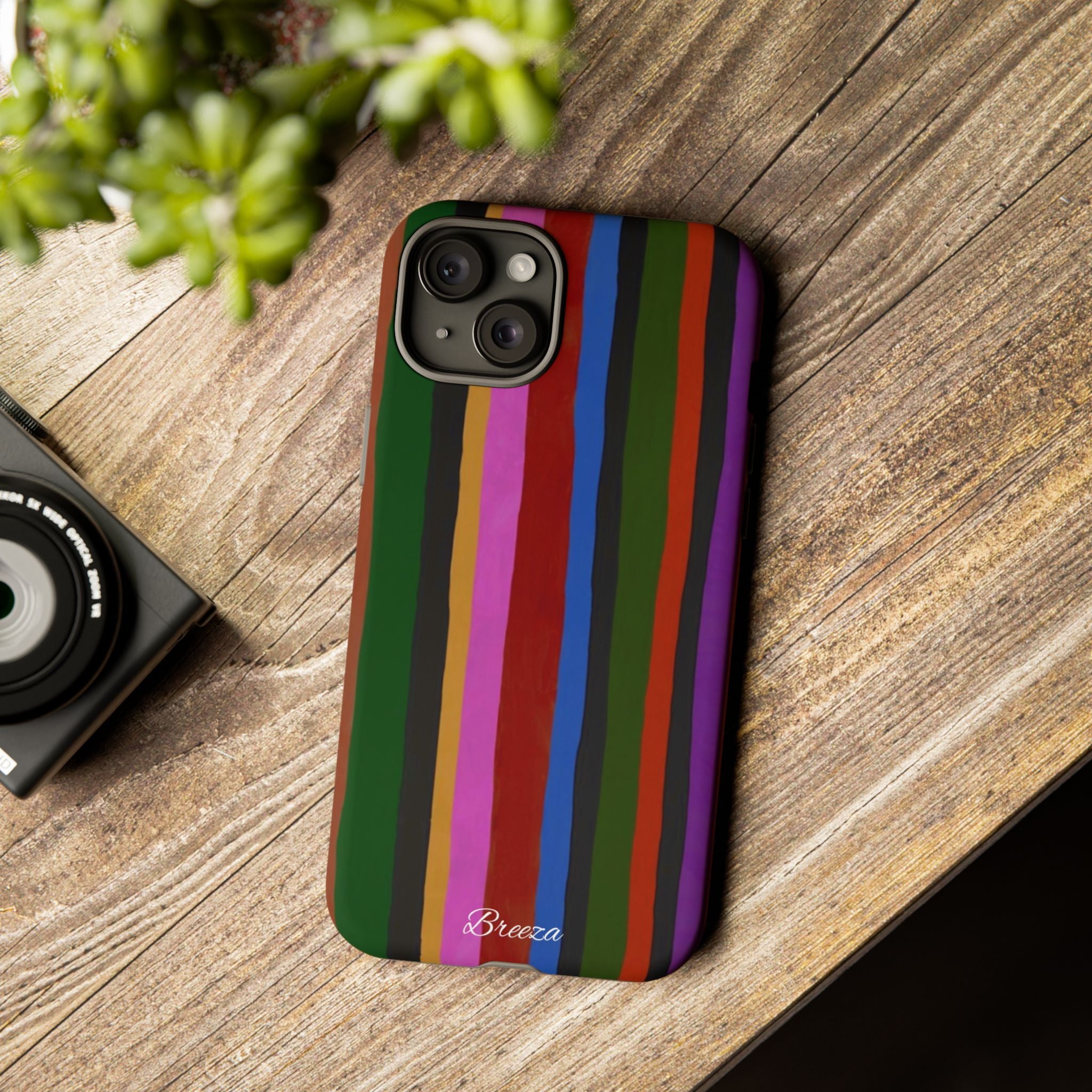 Colorful Striped Phone Case