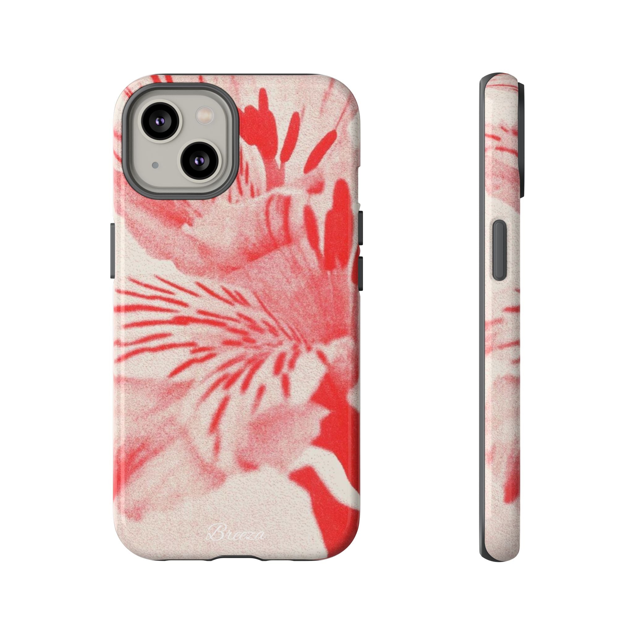 Red Floral Phone Case