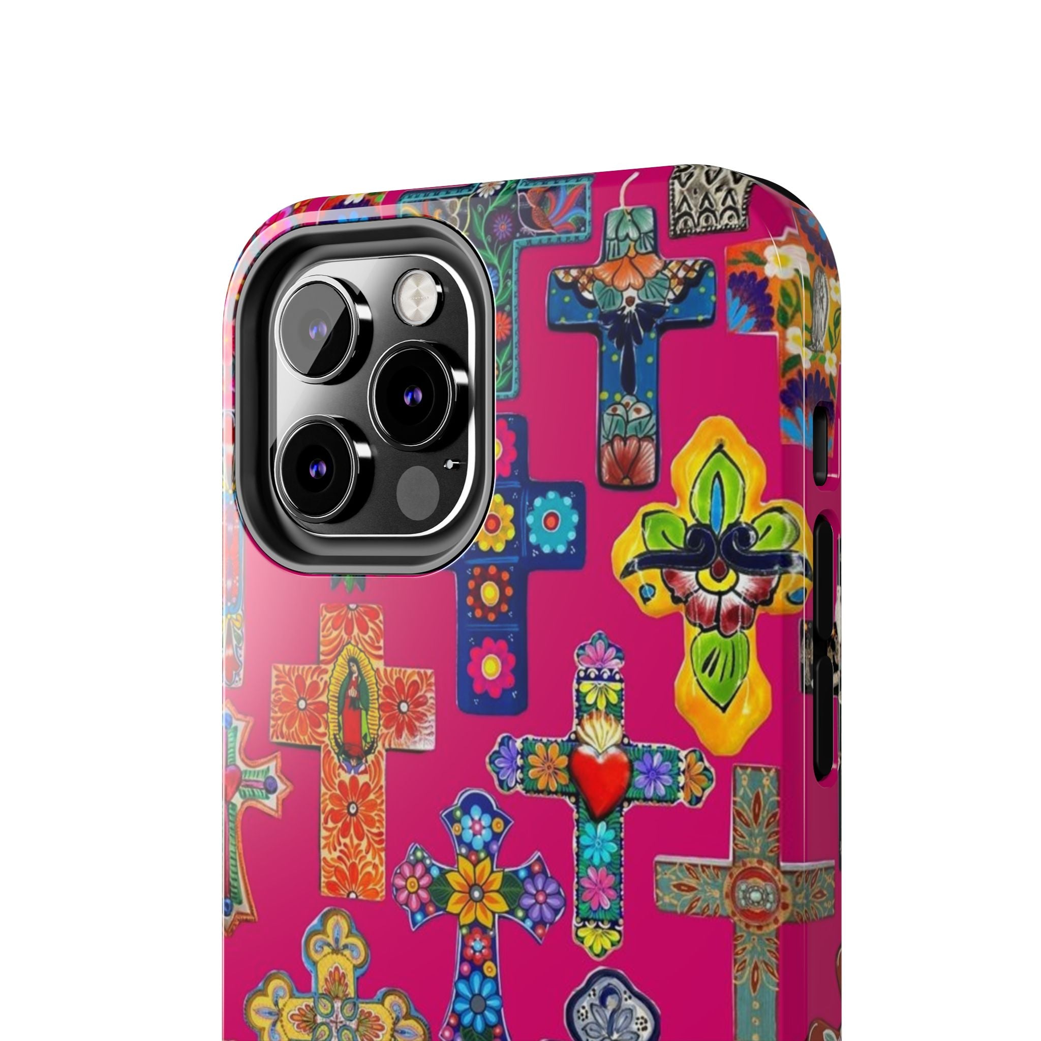 Pink Cross Phone Case