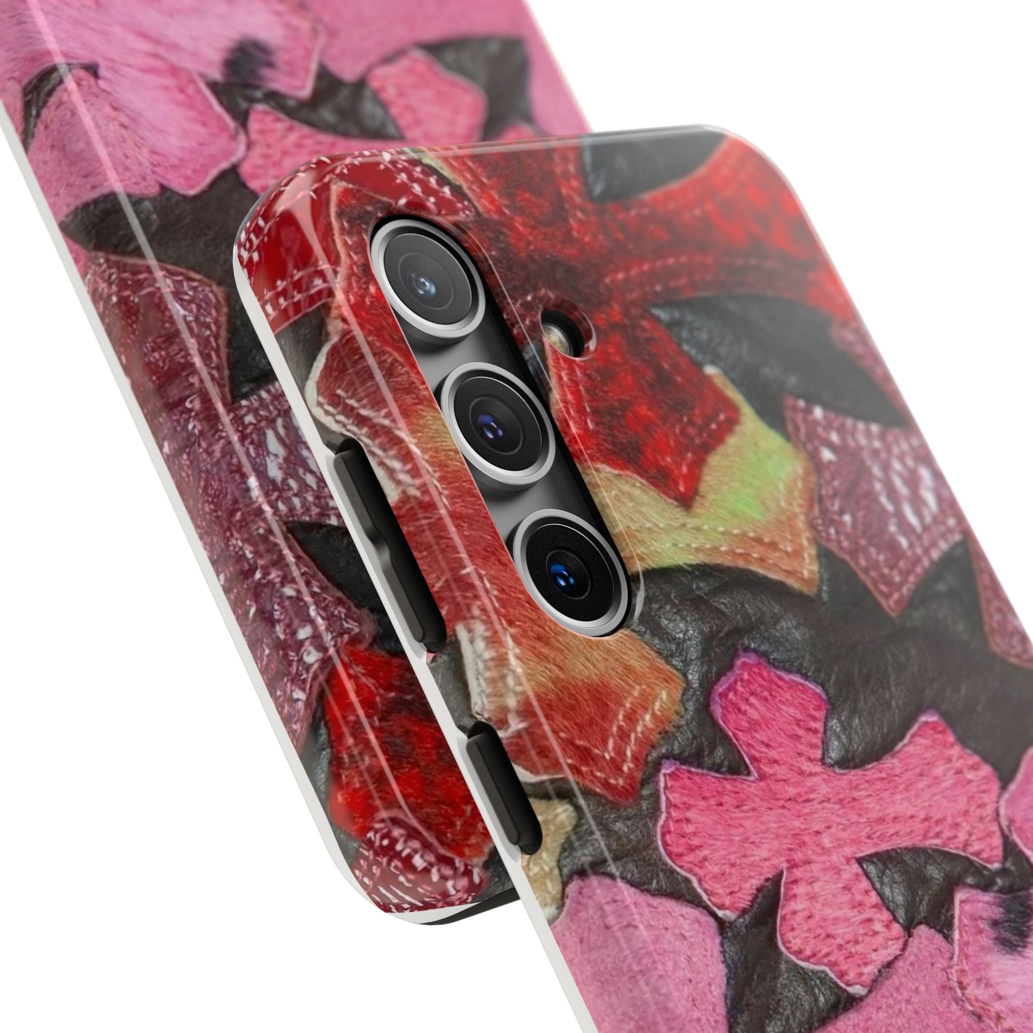 Pink Cross Phone Case