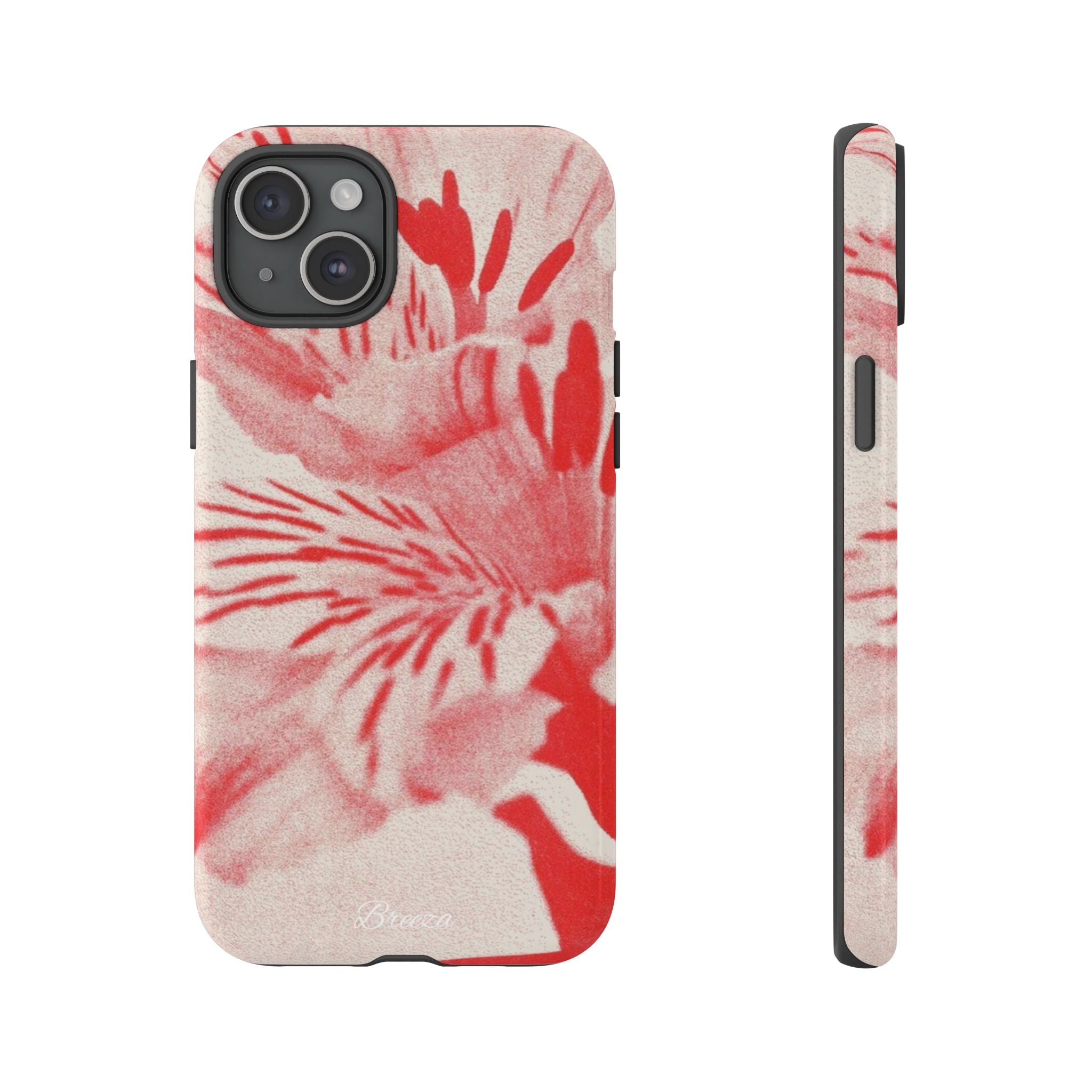 Red Floral Phone Case