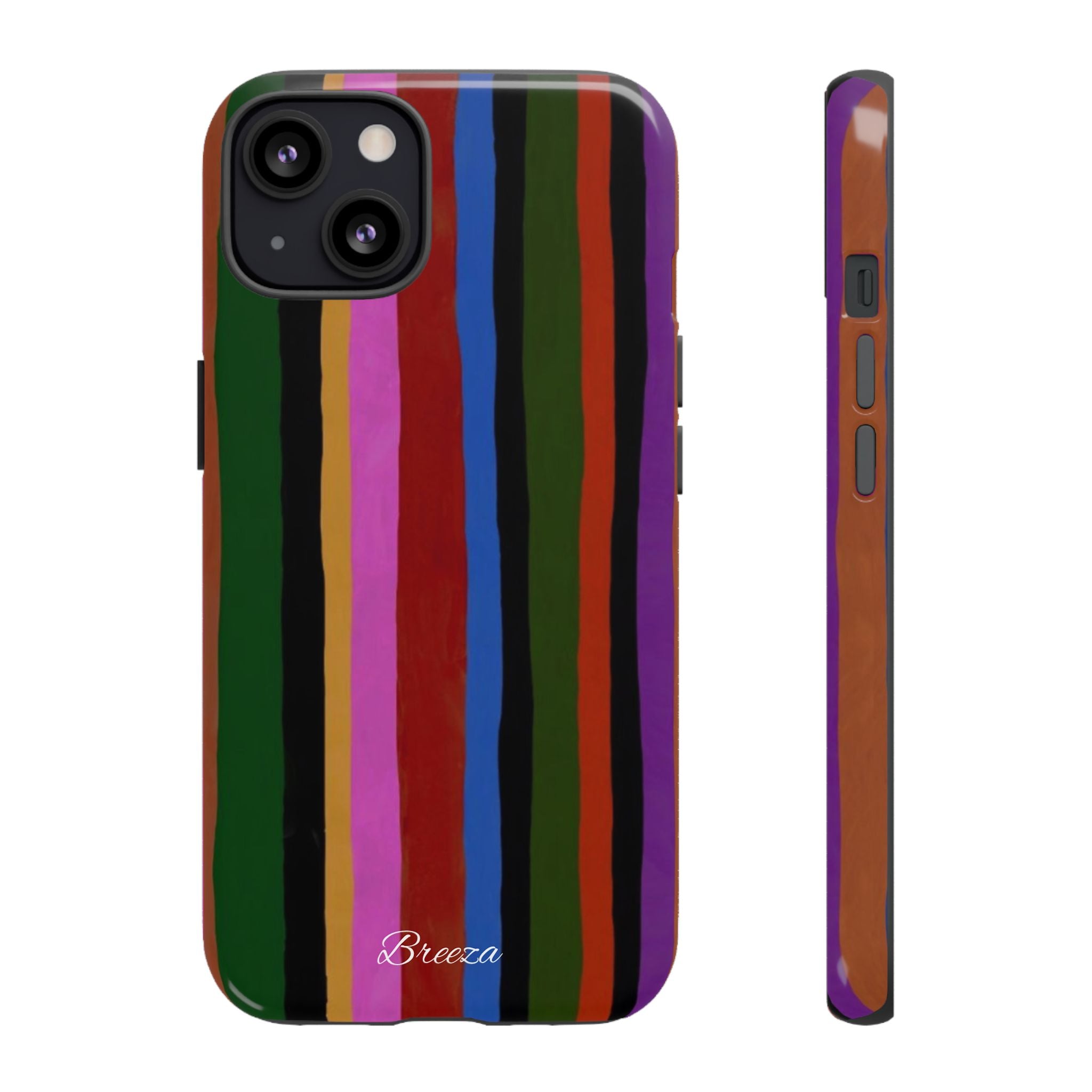 Colorful Striped Phone Case
