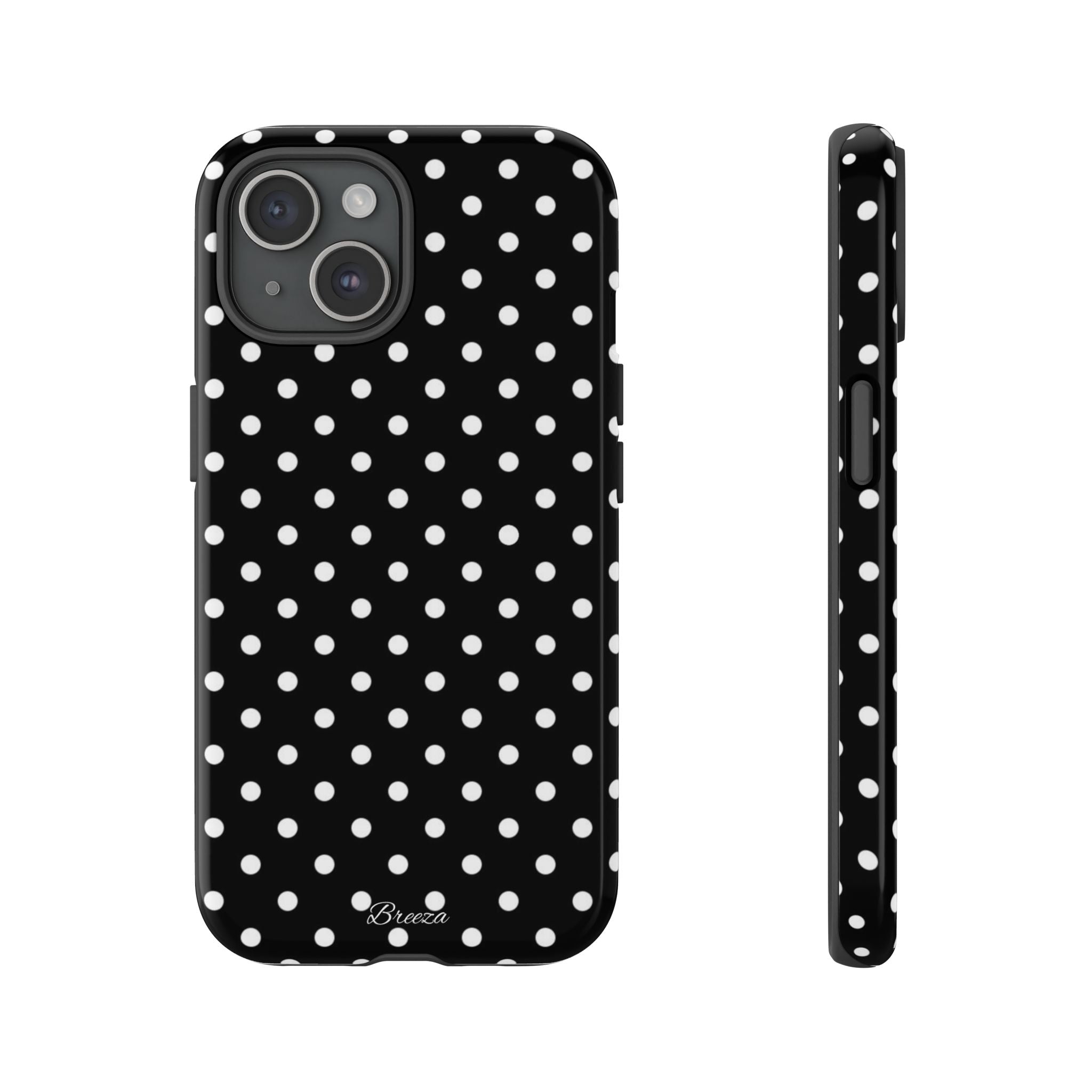 Black & White Polka Dot Phone Case