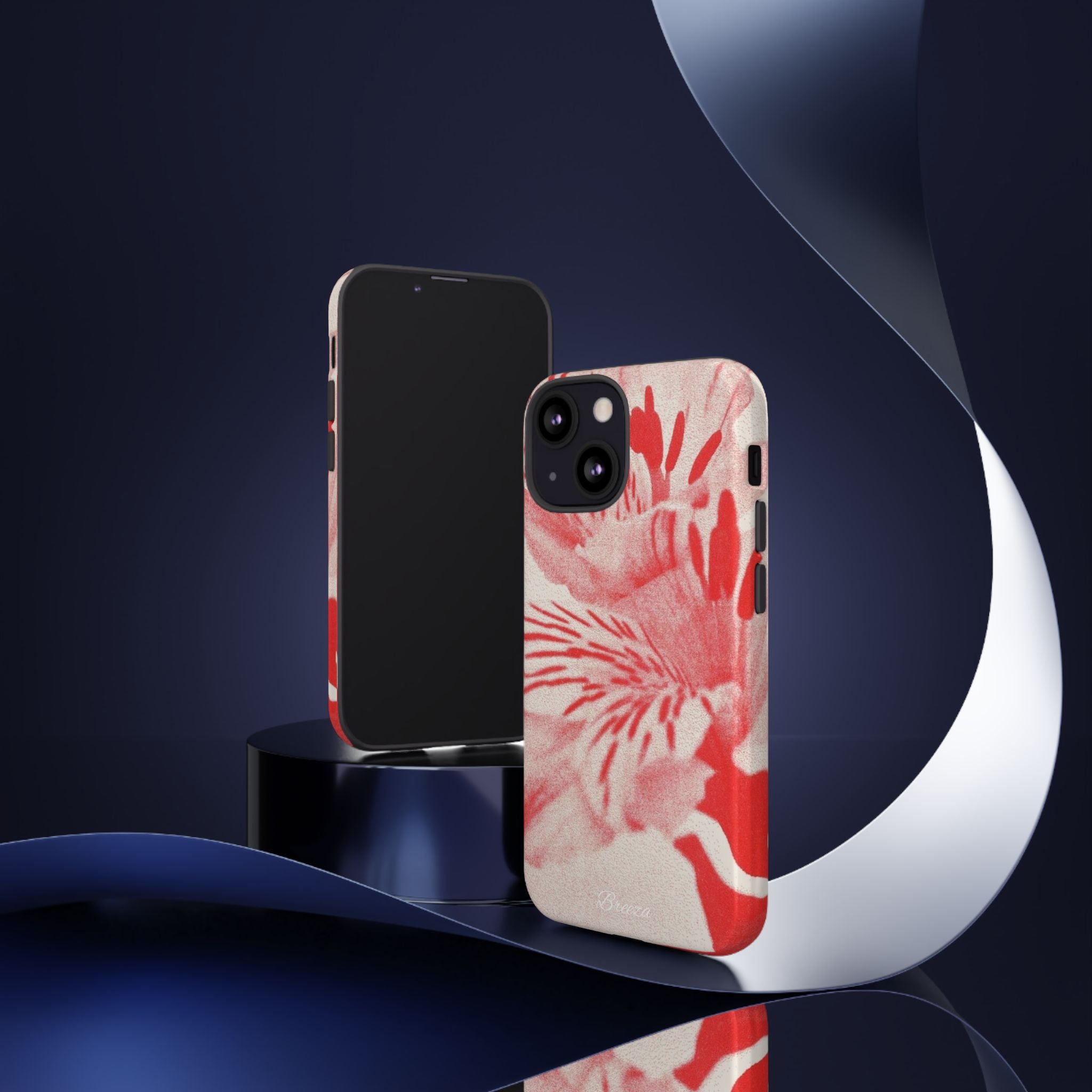 Red Floral Phone Case