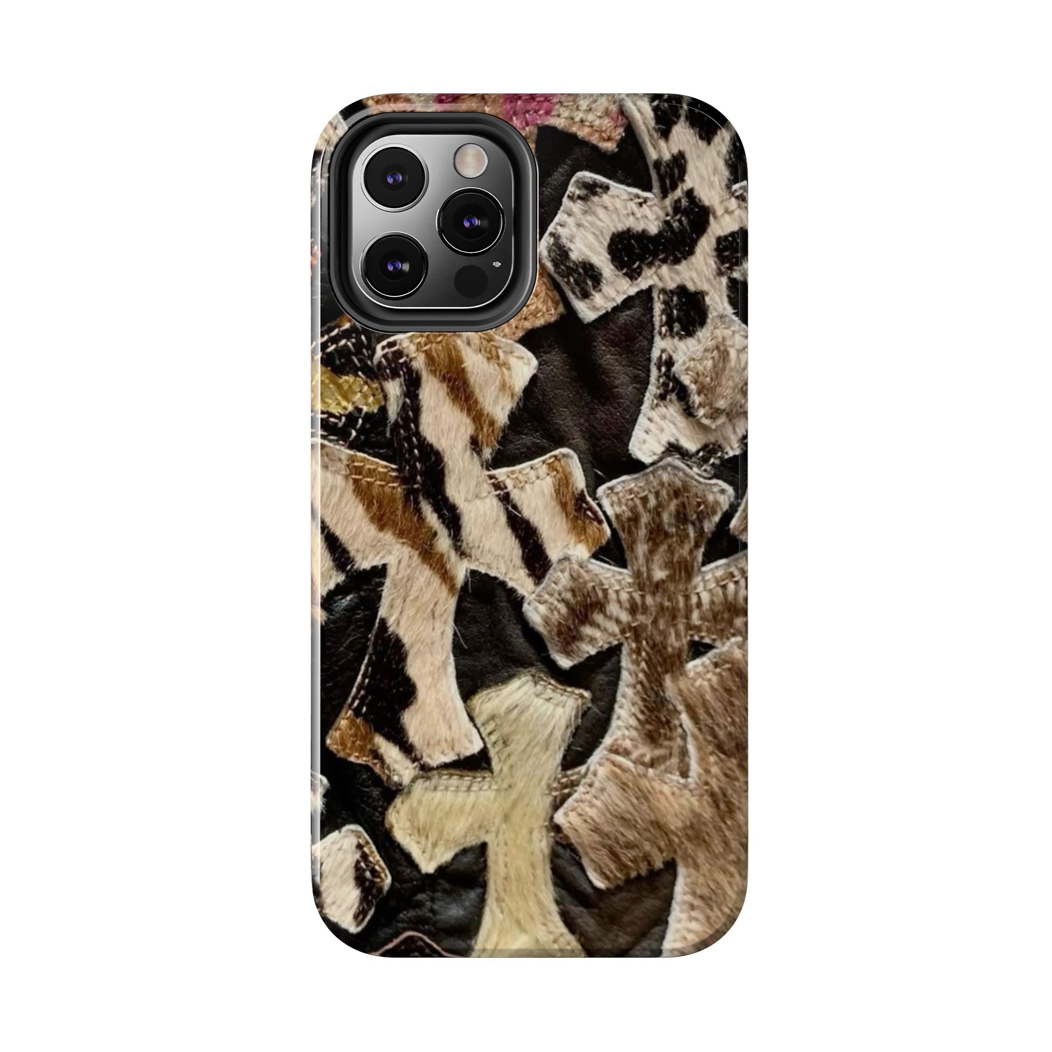 Chrome Heart Inspired Print Phone Case