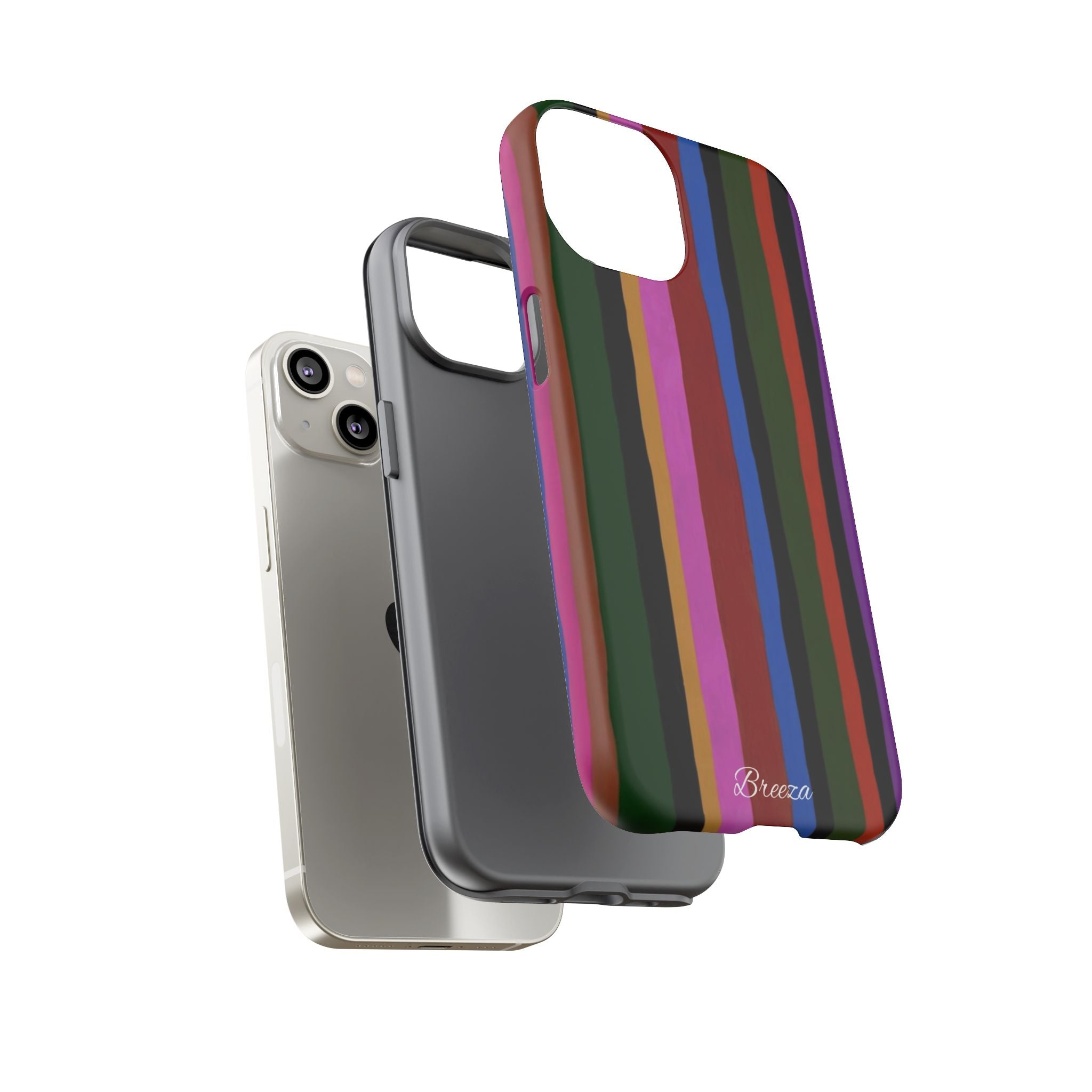 Colorful Striped Phone Case