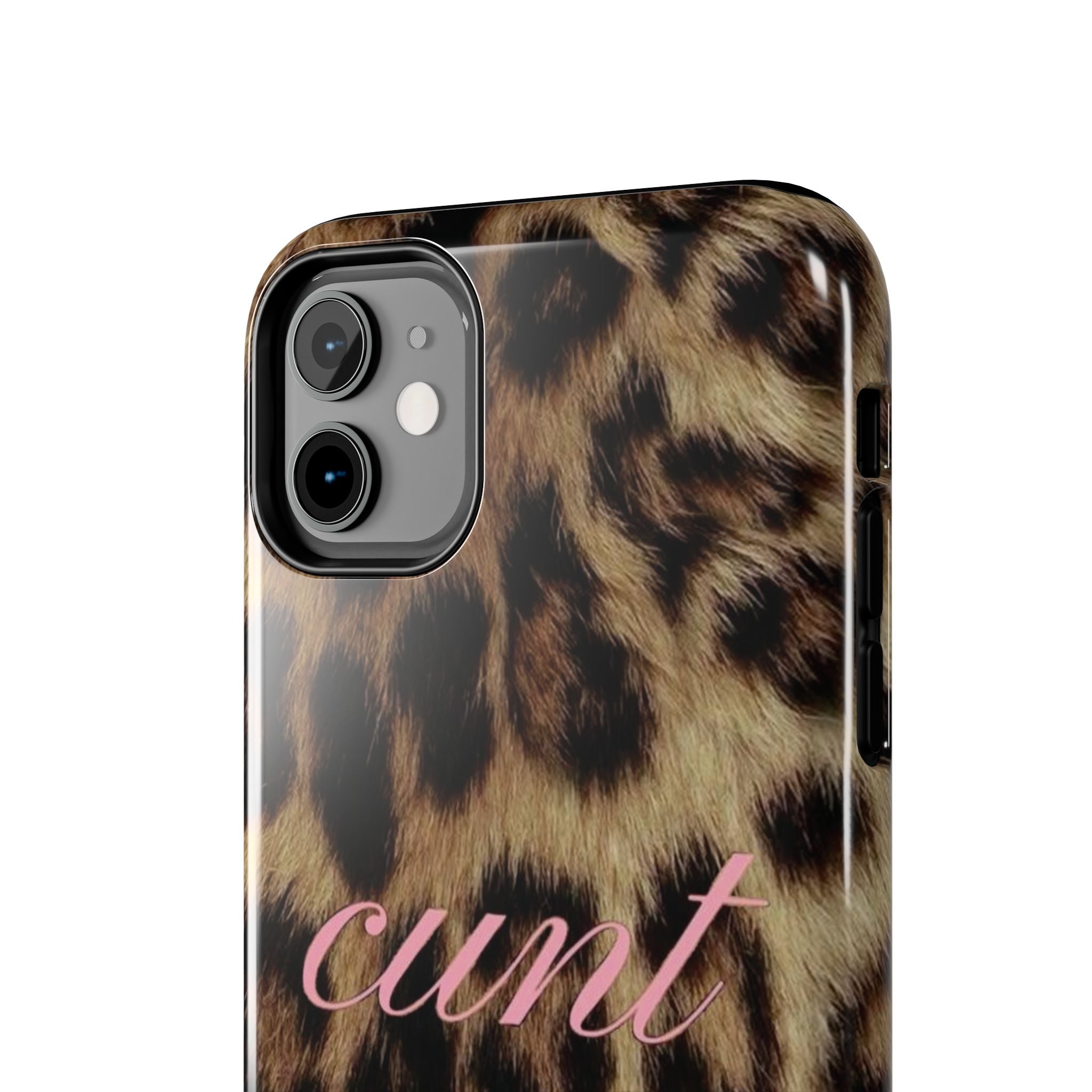 Cunt Leopard Print Phone Case