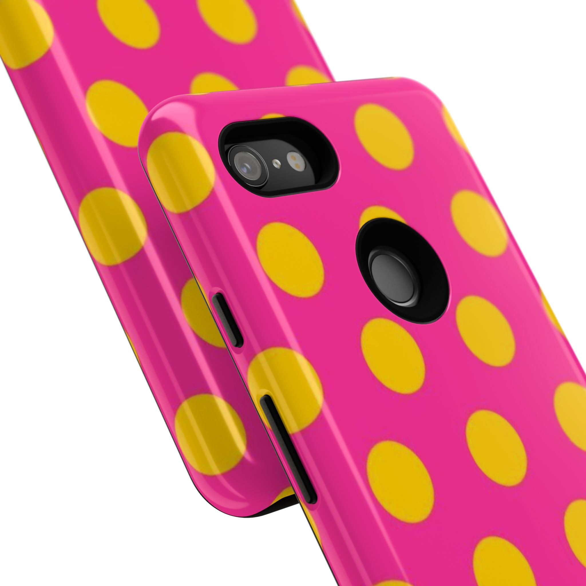 Pink & Yellow Dot Phone Case