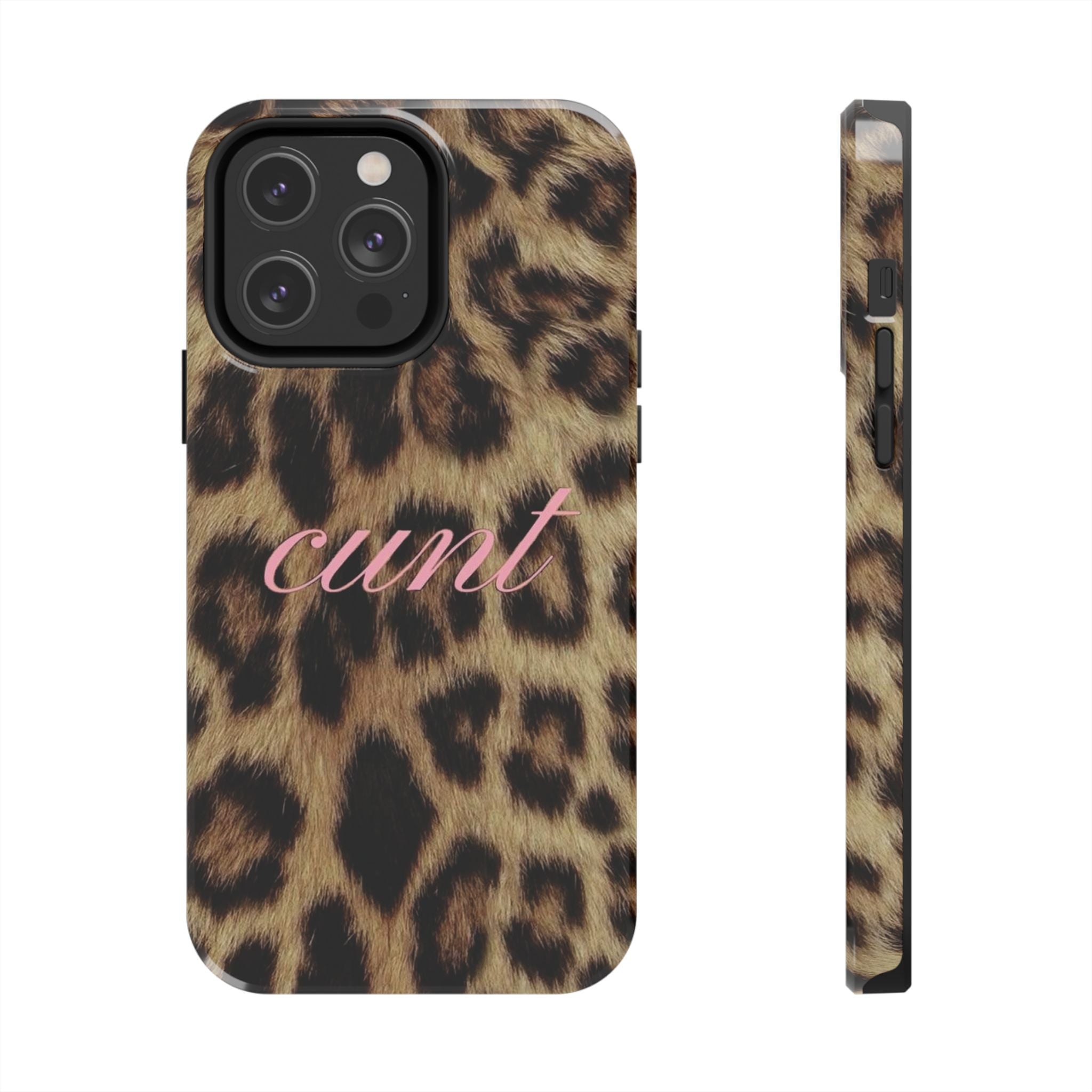 Cunt Leopard Print Phone Case